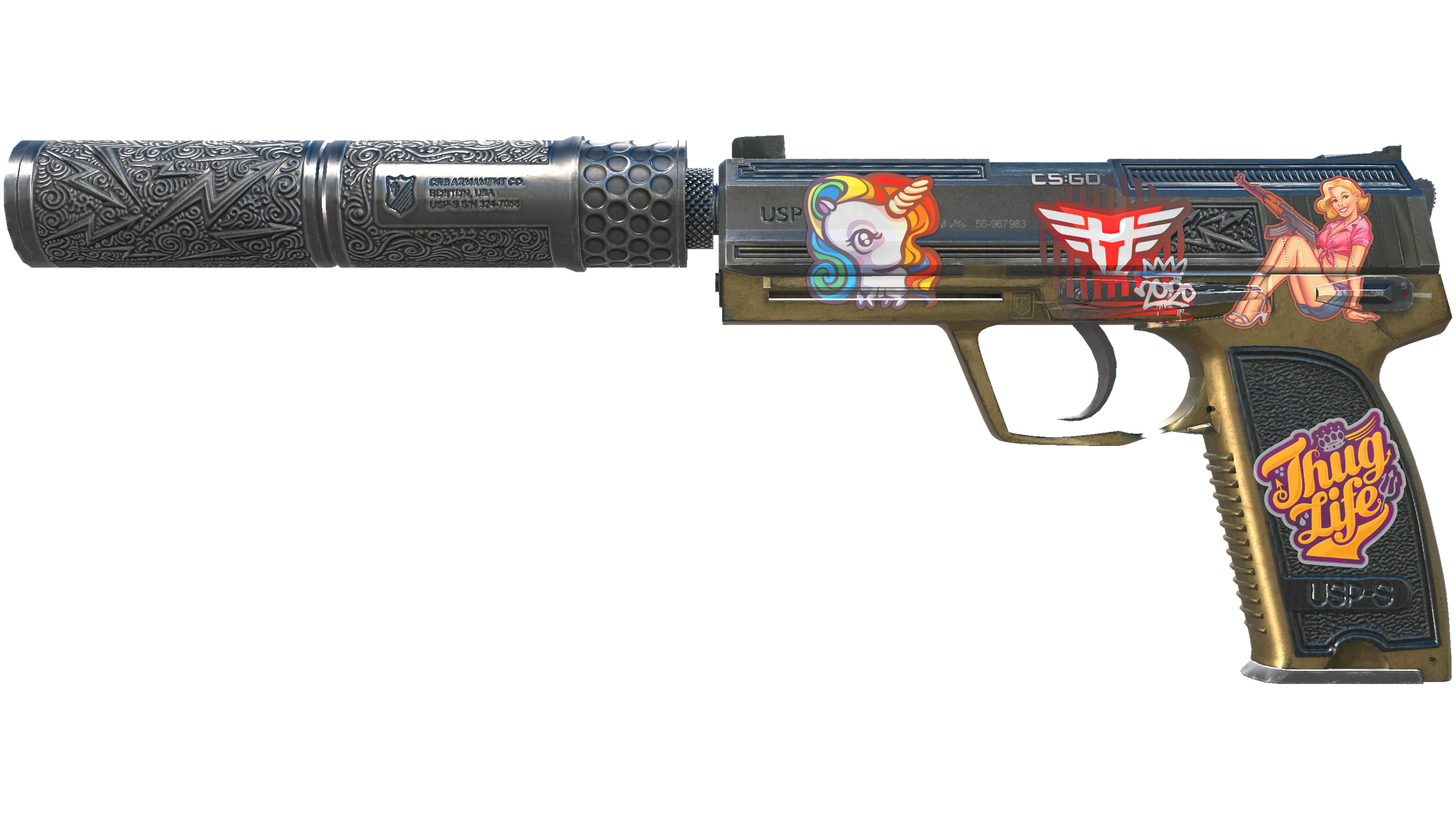 StatTrak™ USP-S | Lead Conduit (Well-Worn)