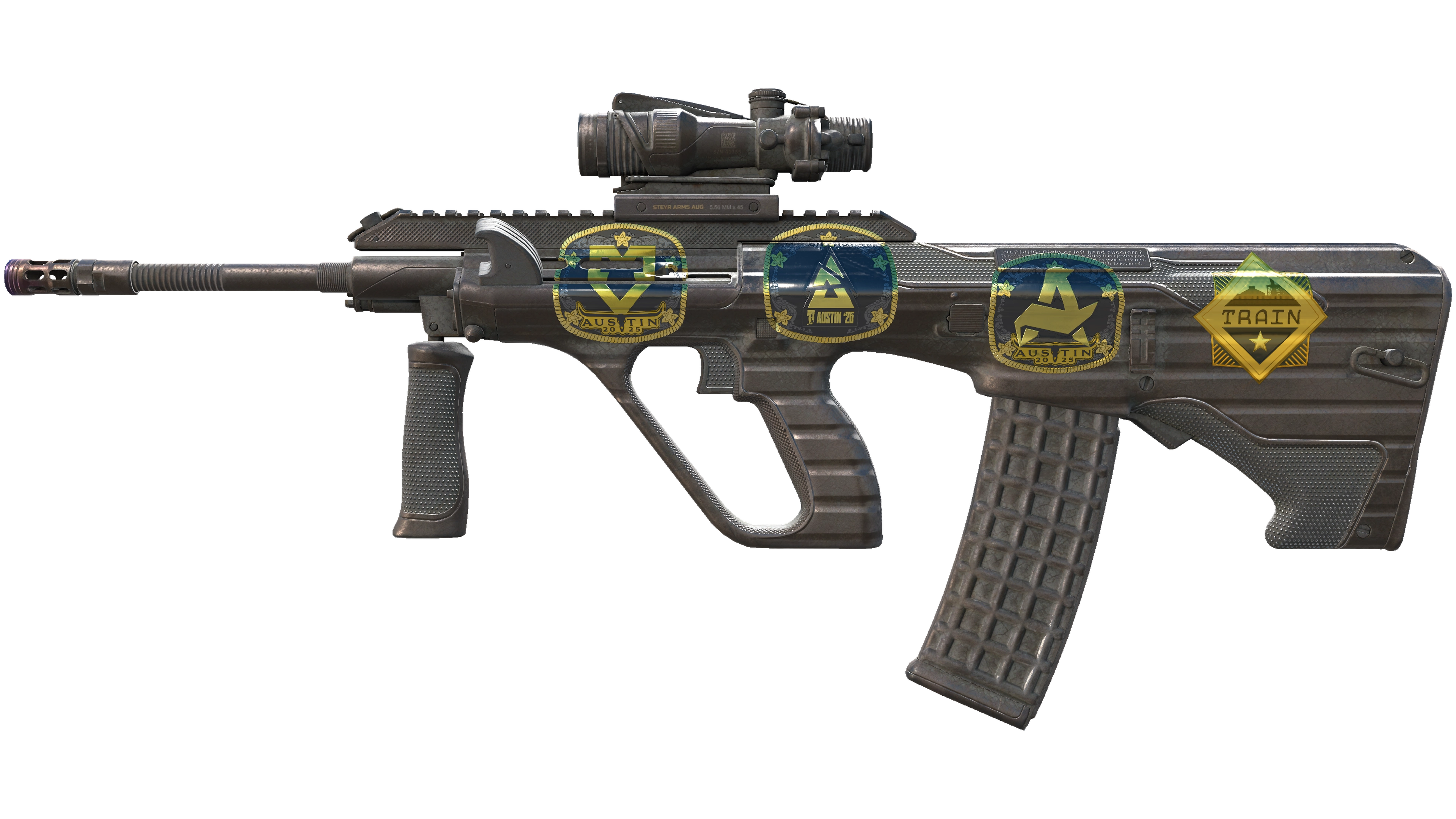 Souvenir AUG | Steel Sentinel (Battle-Scarred)