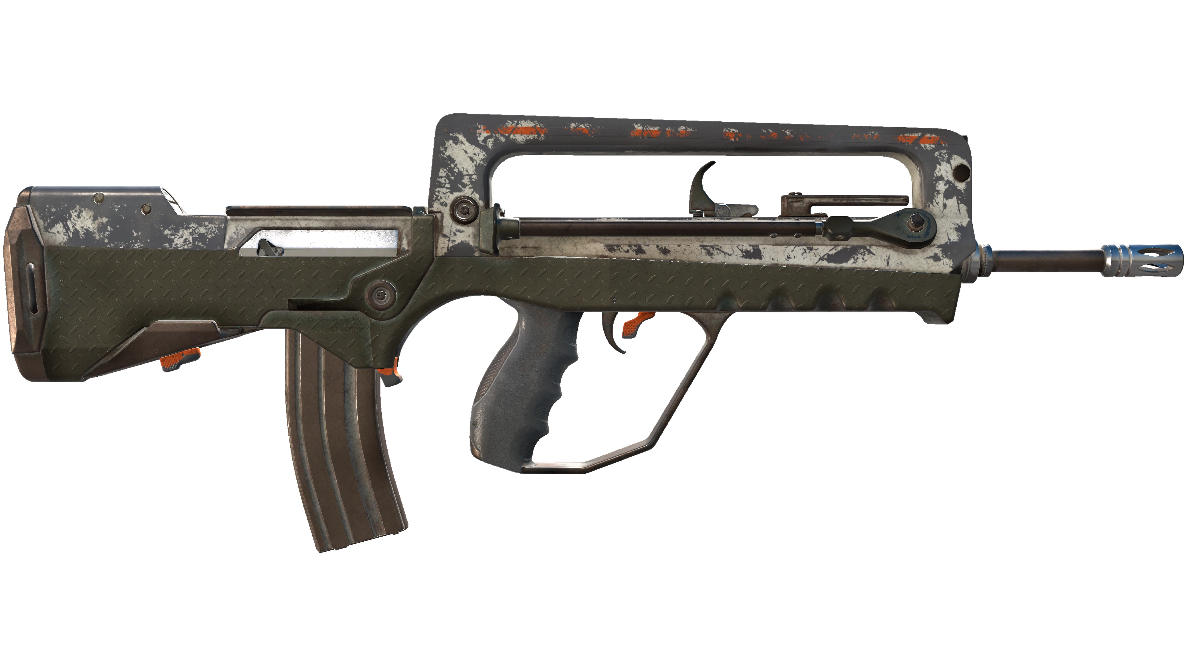 Miniatura de Souvenir FAMAS | 2A2F (Battle-Scarred)
