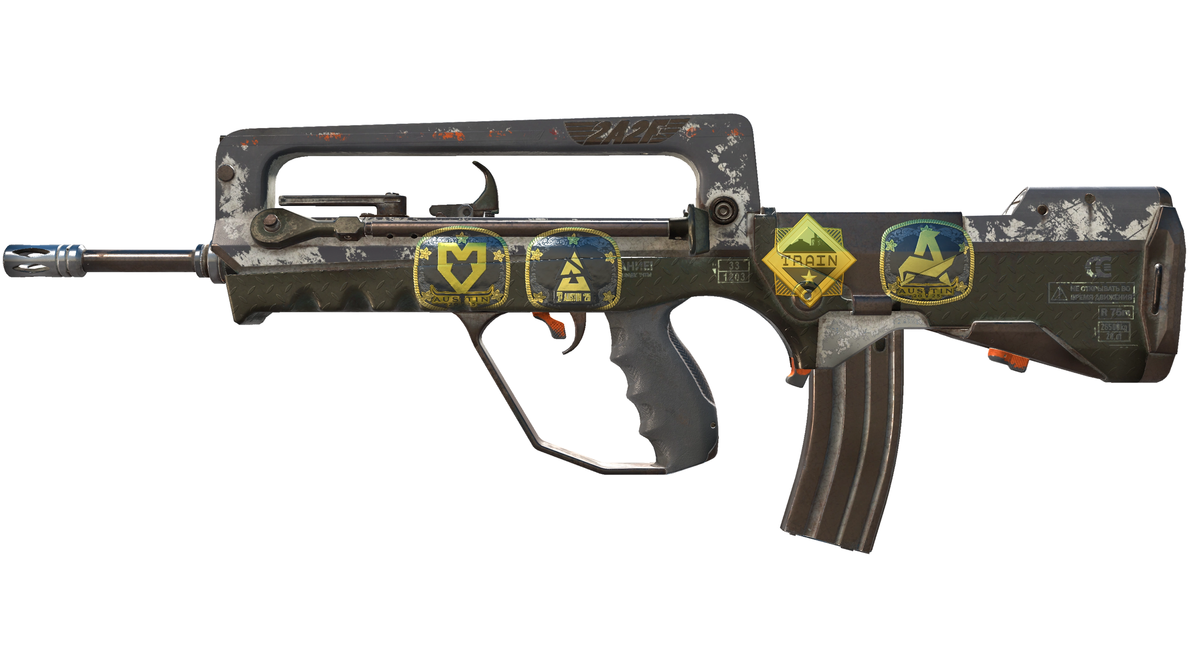Souvenir FAMAS | 2A2F (Battle-Scarred)