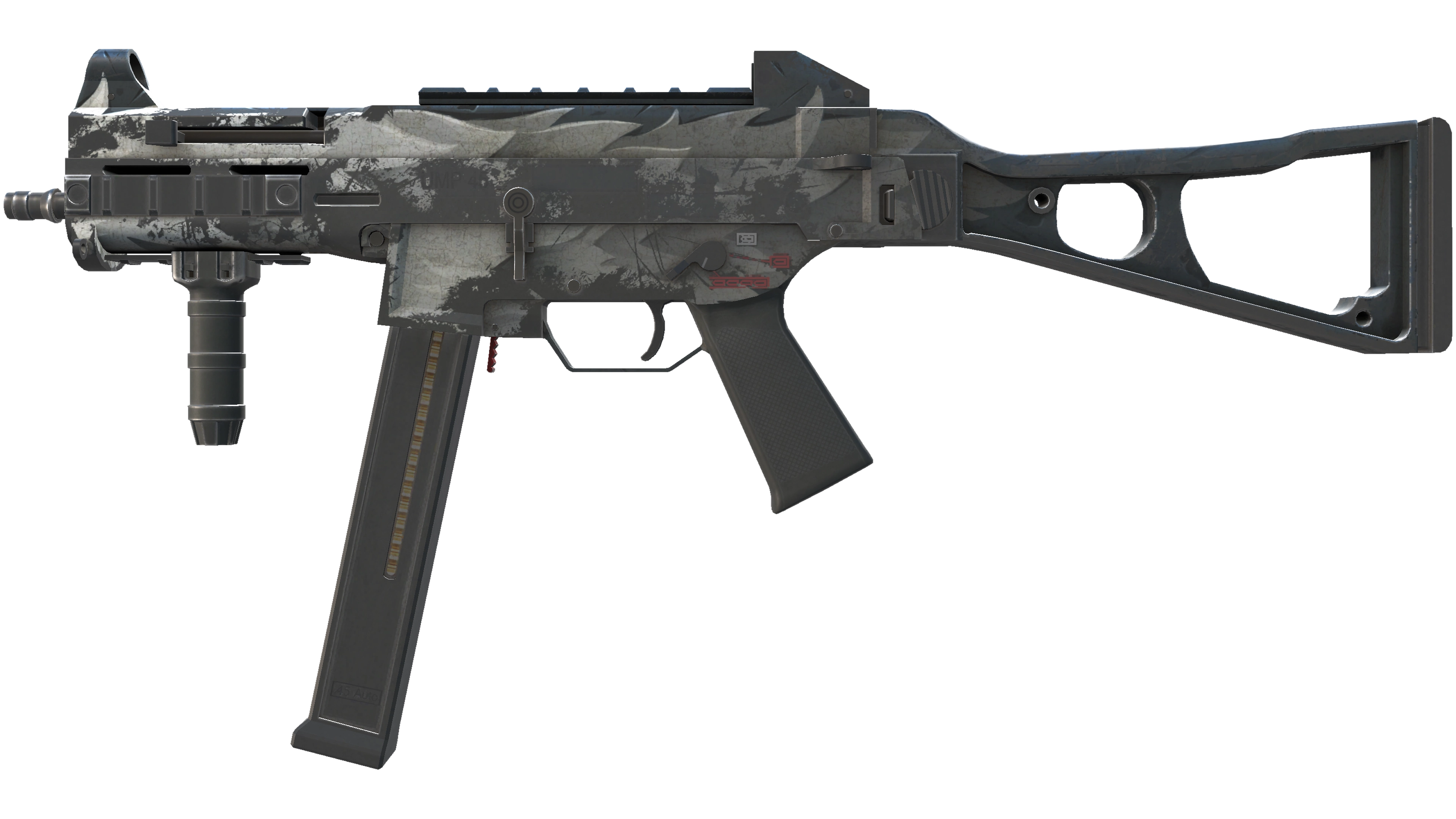 UMP-45 | Arctic Wolf (Battle-Scarred)