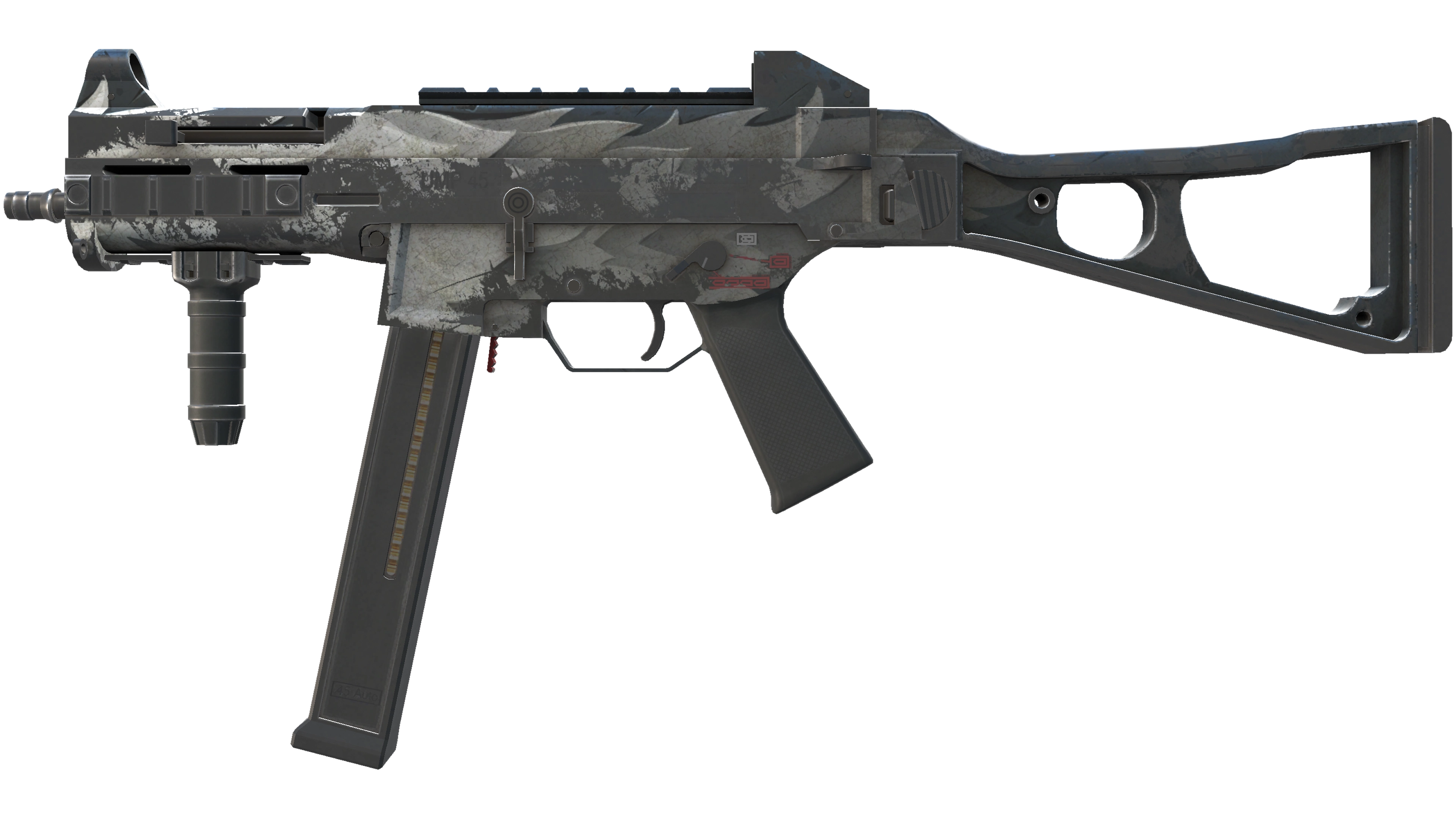 UMP-45 | Arctic Wolf (Battle-Scarred)