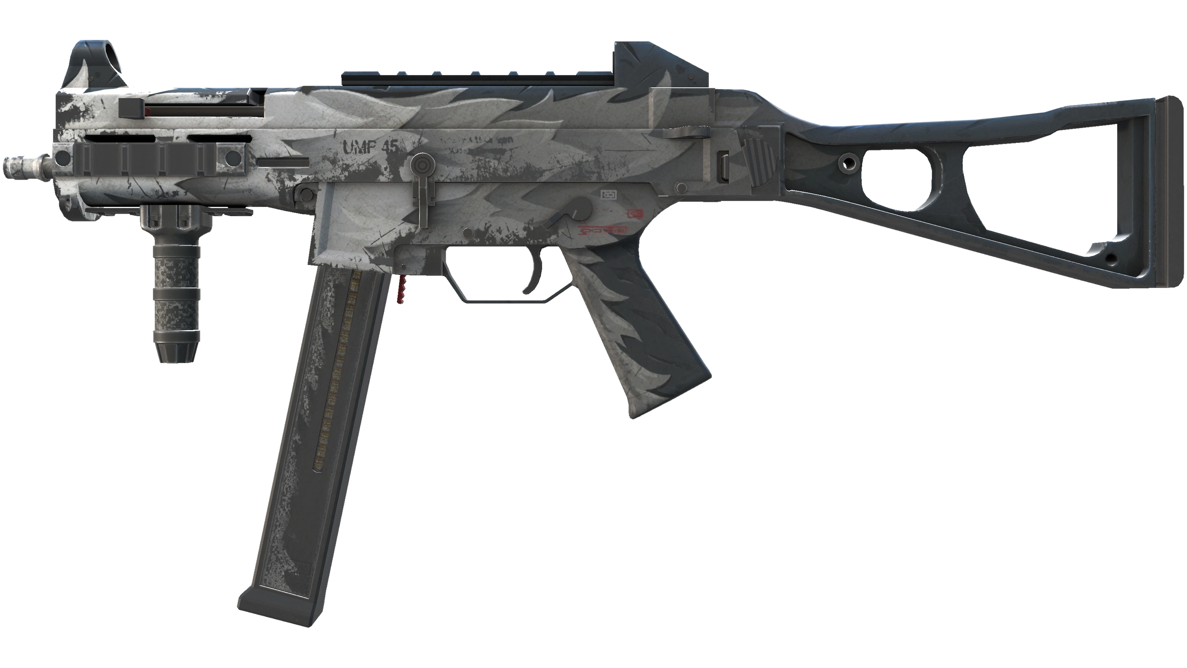 UMP-45 | Arctic Wolf (Battle-Scarred)