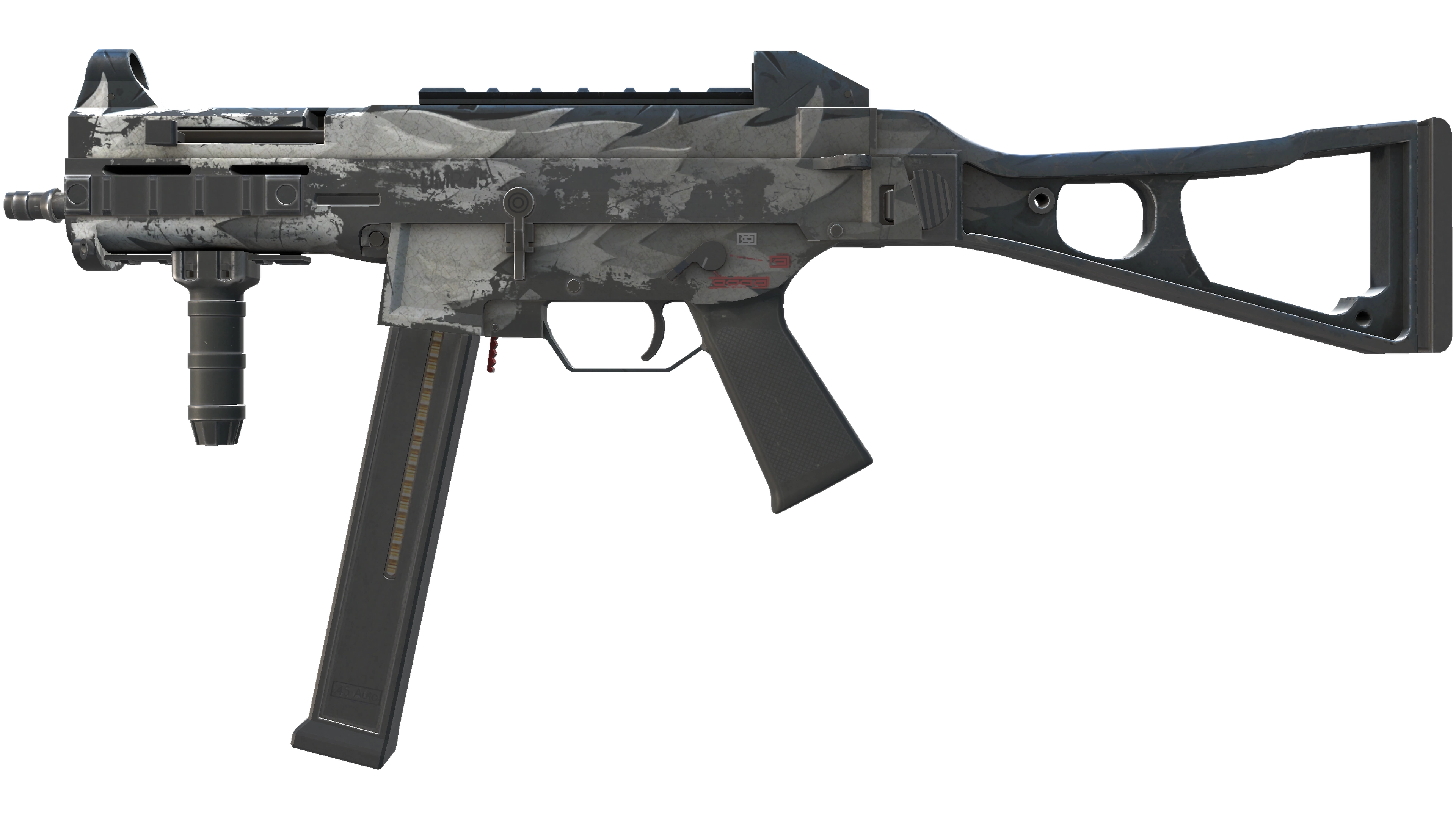 UMP-45 | Arctic Wolf (Battle-Scarred)