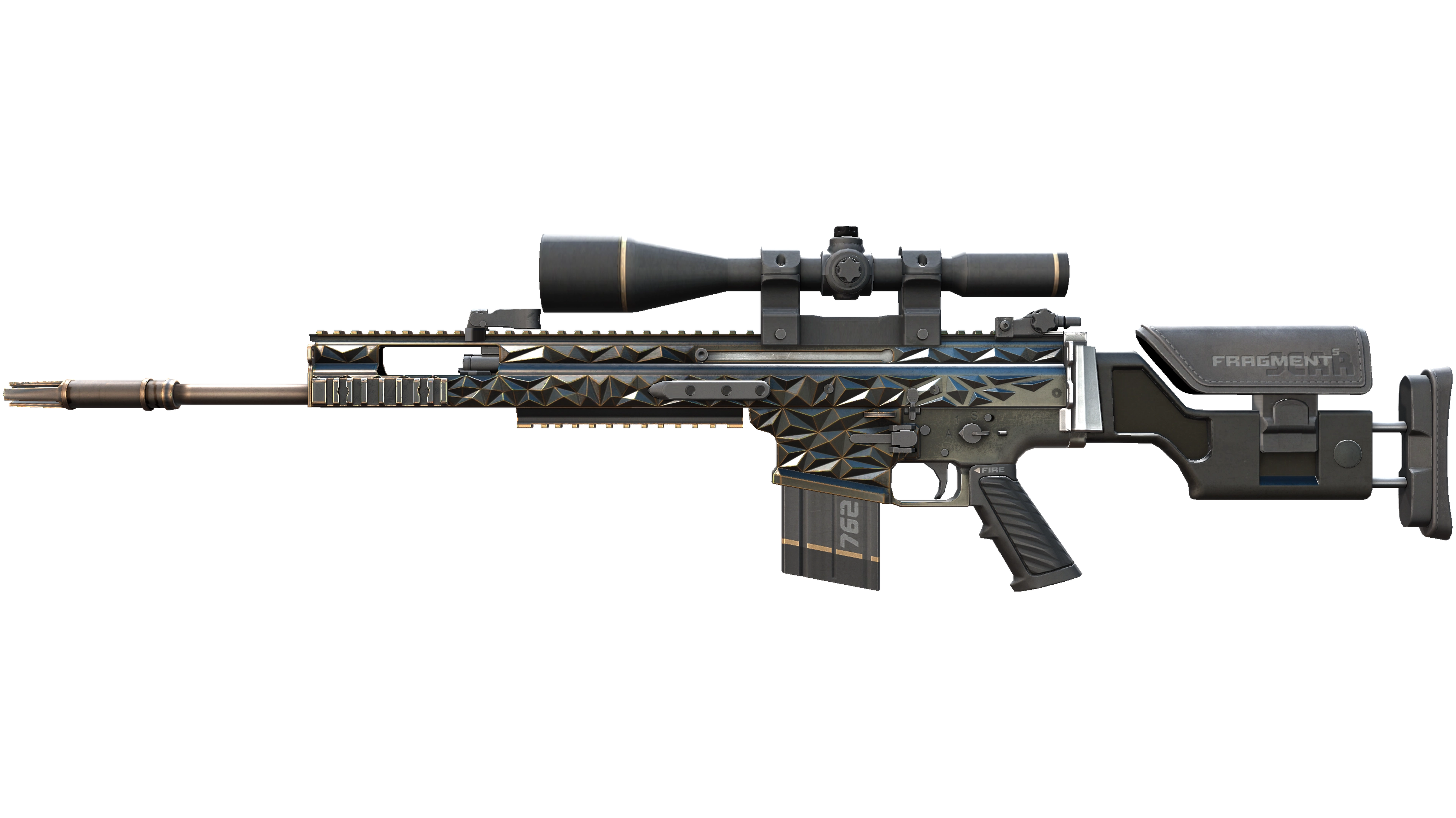 StatTrak™ SCAR-20 | Fragments (Field-Tested)