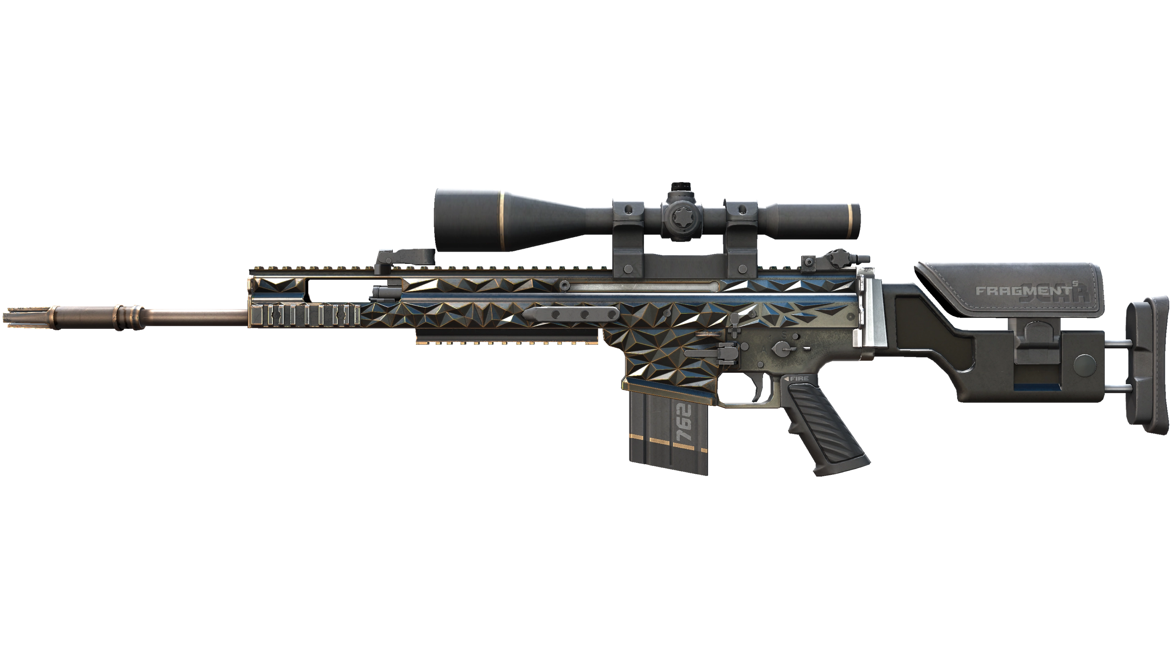 StatTrak™ SCAR-20 | Fragments (Field-Tested)