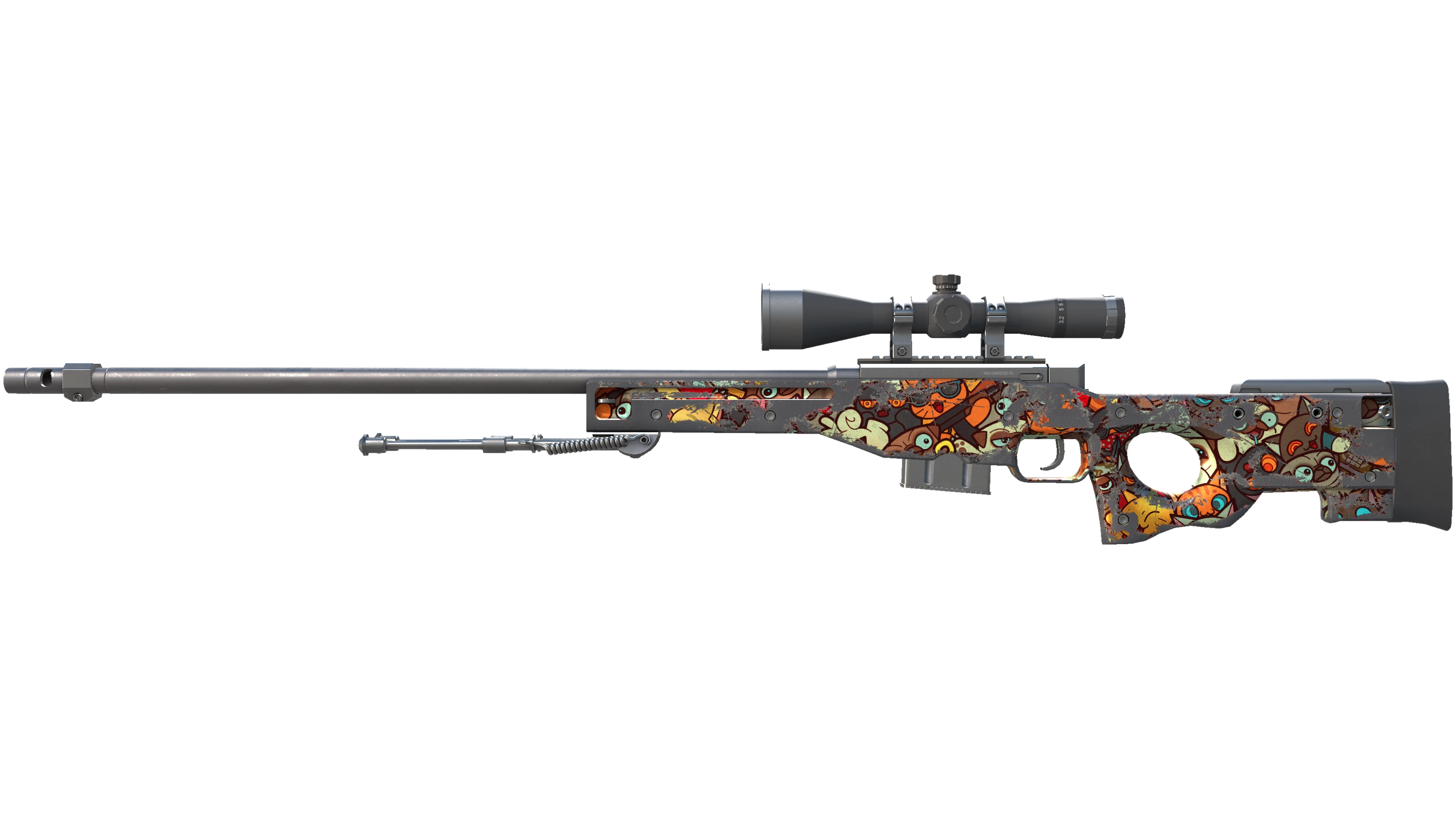 StatTrak™ AWP | PAW (Well-Worn)
