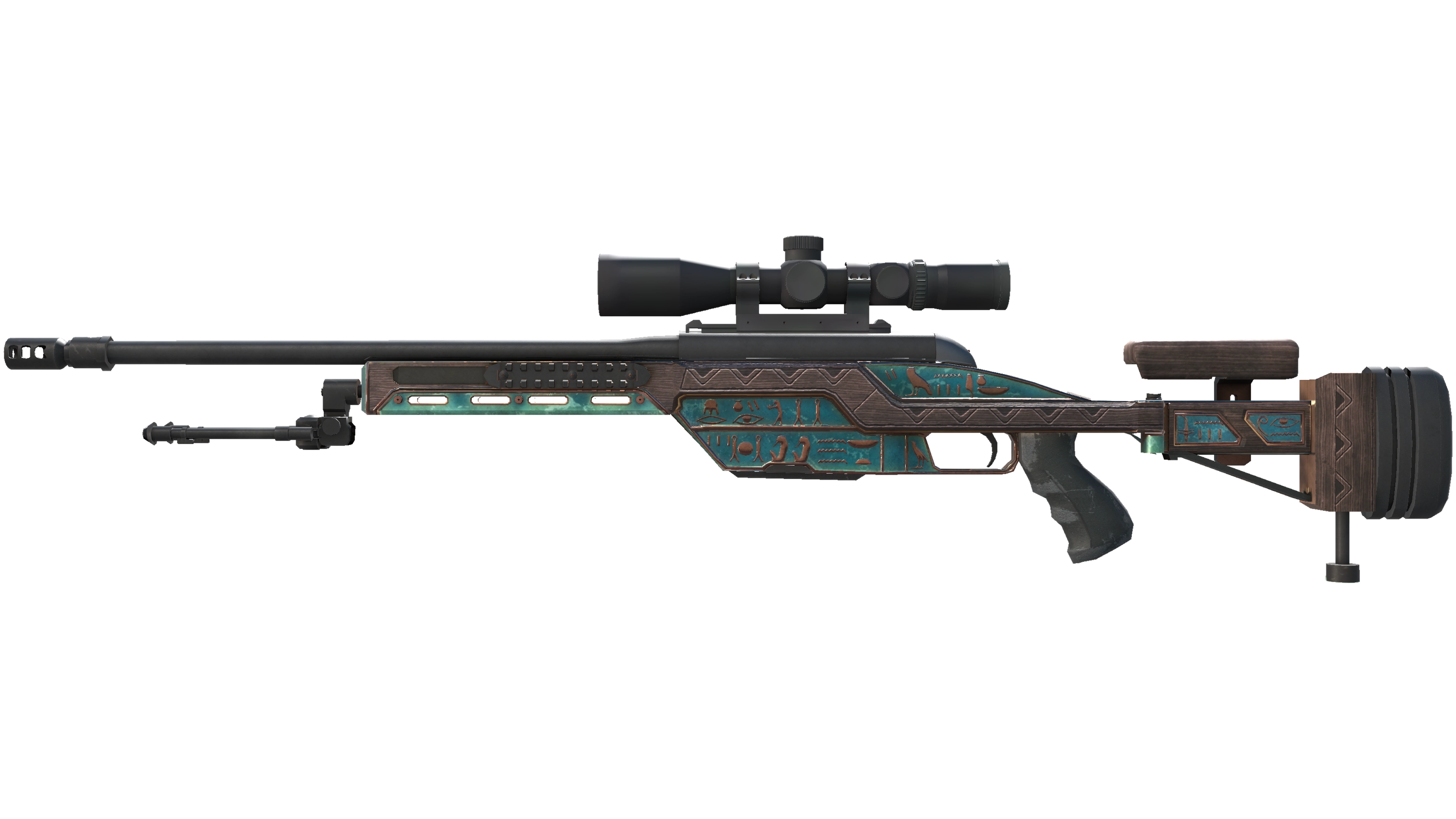 SSG 08 | Azure Glyph (Well-Worn)
