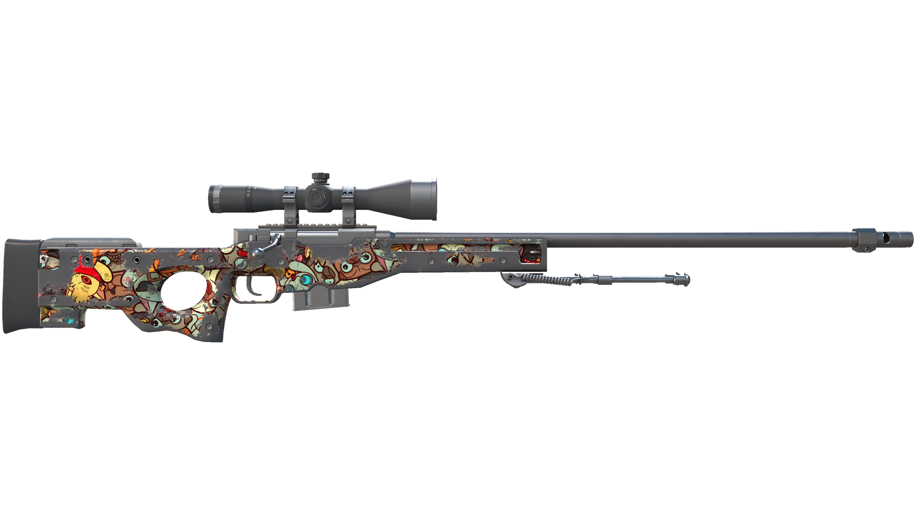StatTrak™ AWP | PAW (Well-Worn) thumbnail