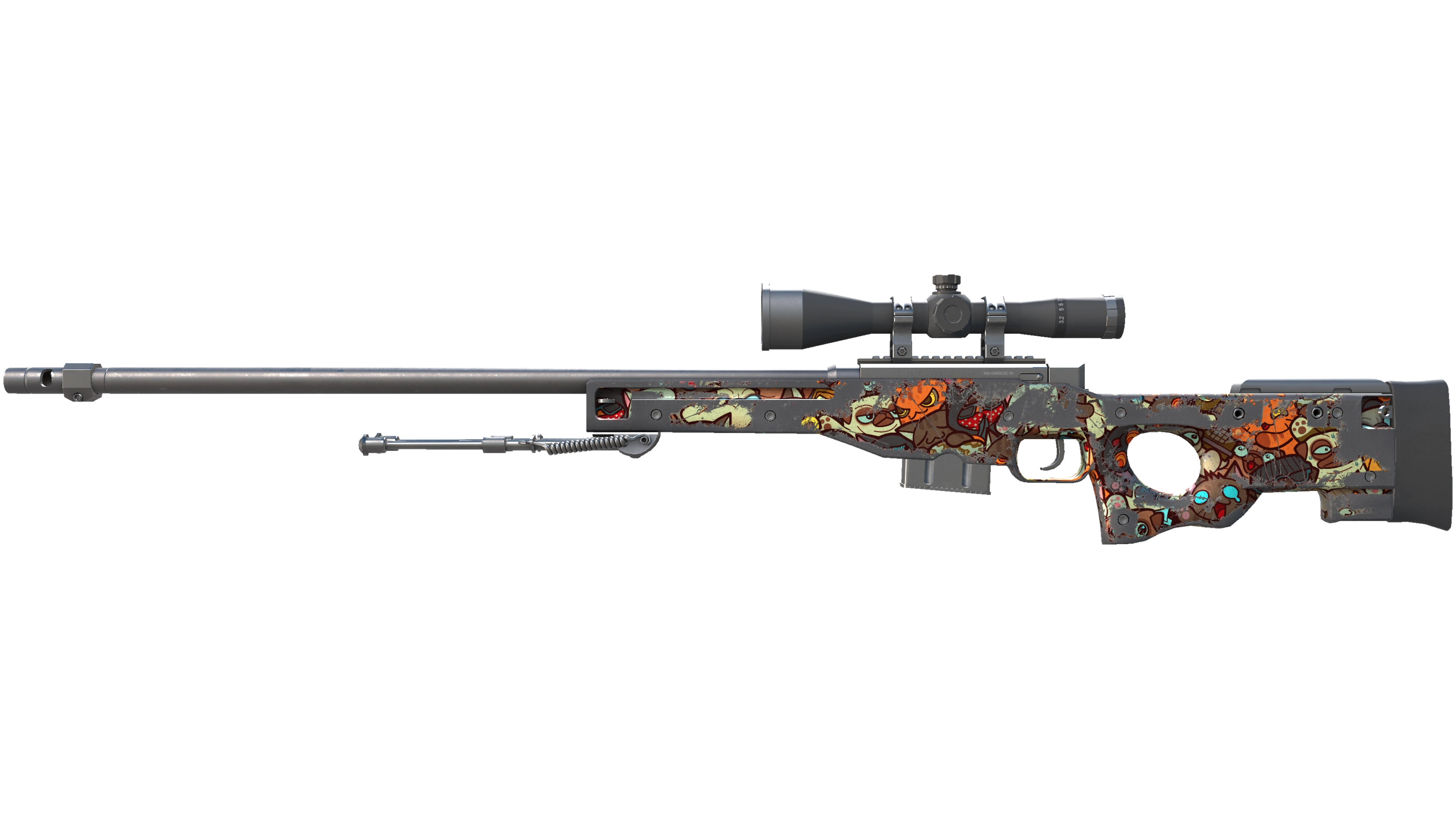 StatTrak™ AWP | PAW (Well-Worn)