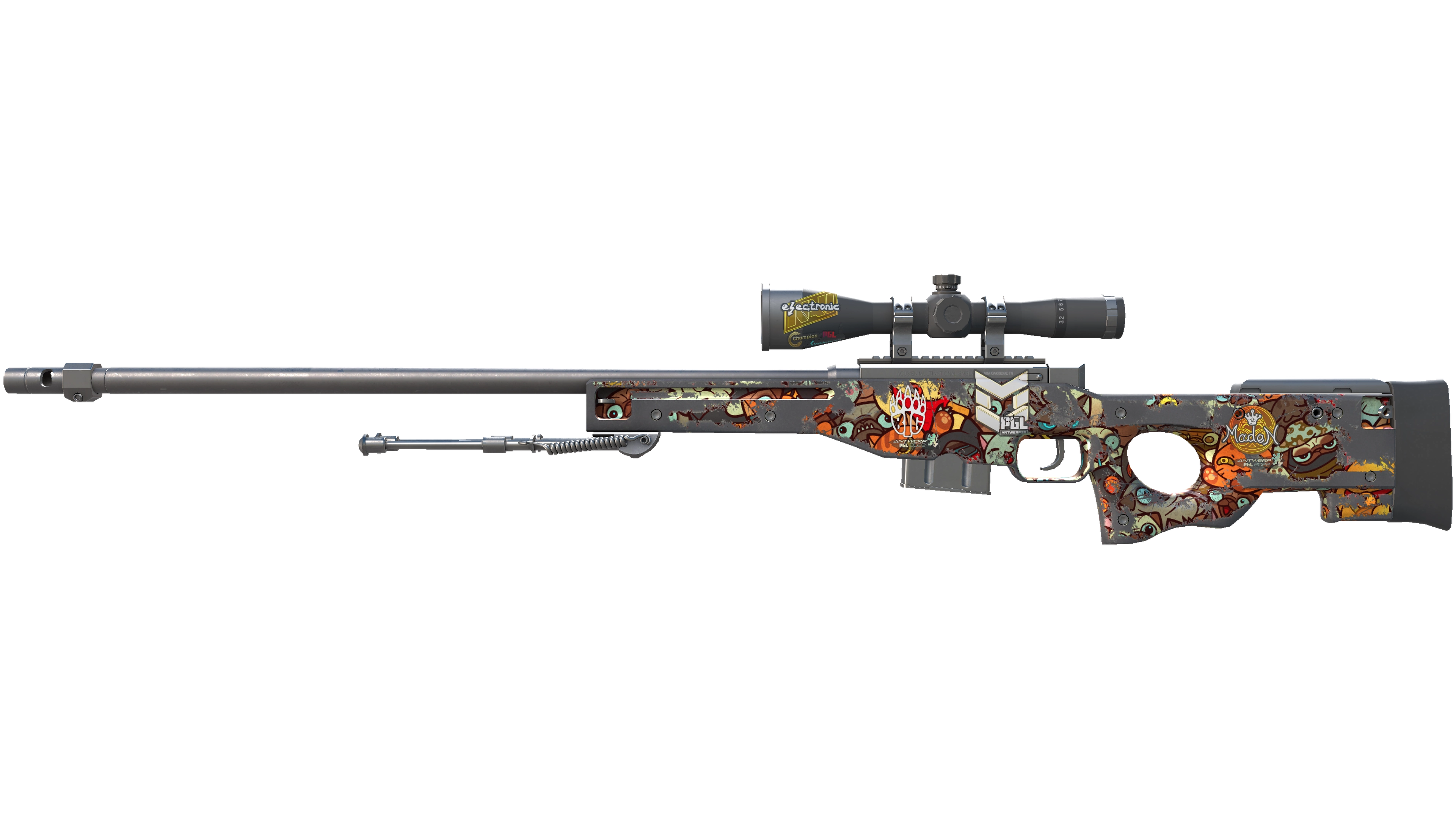 StatTrak™ AWP | PAW (Well-Worn) thumbnail