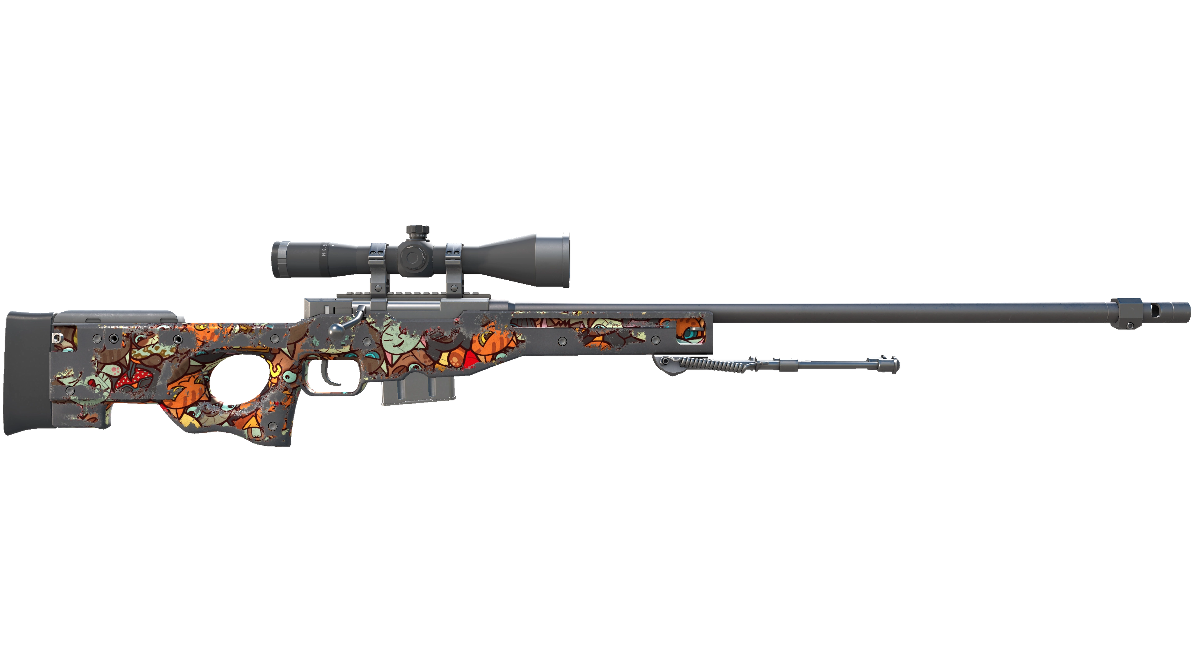 StatTrak™ AWP | PAW (Well-Worn) thumbnail