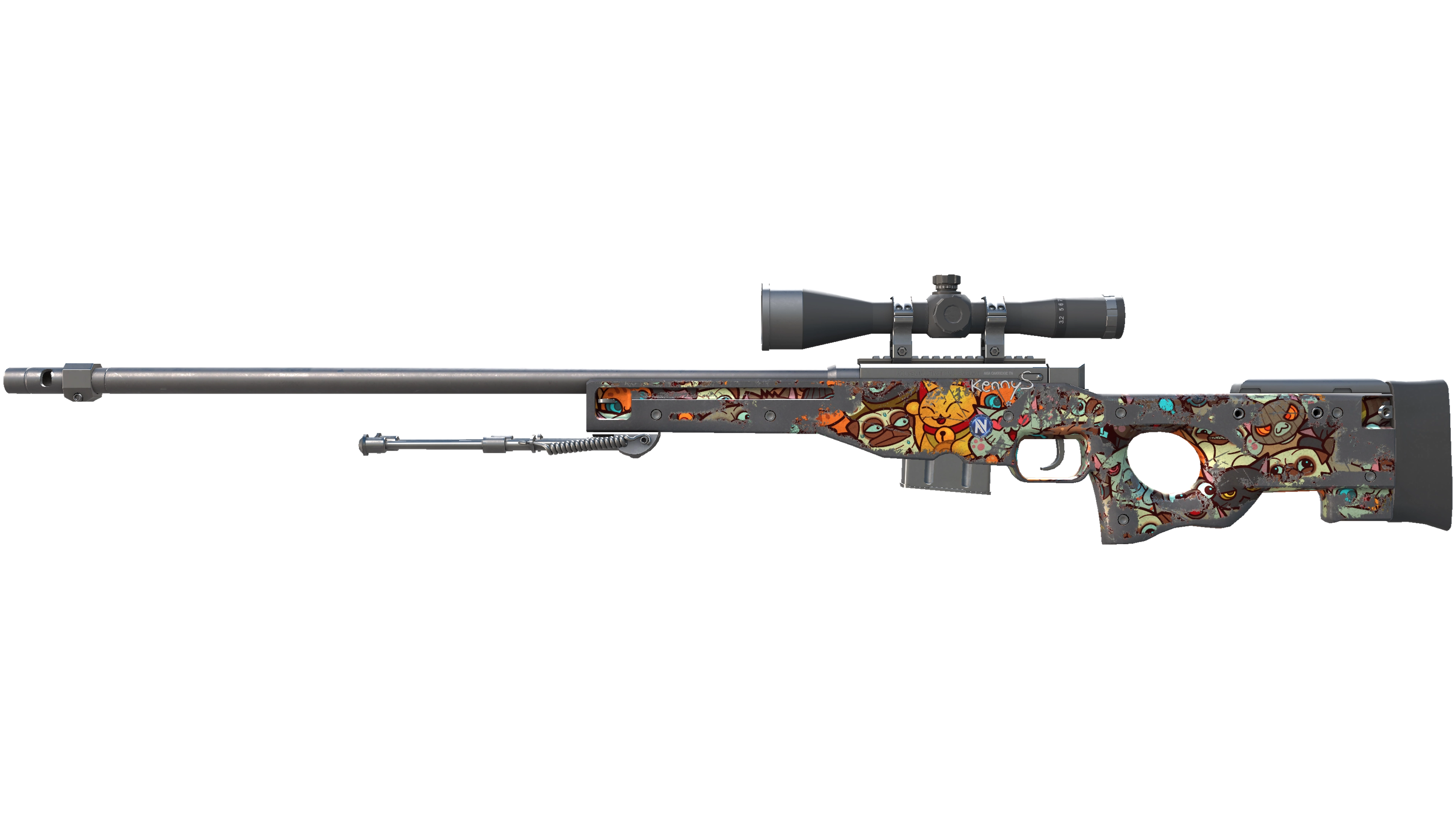 StatTrak™ AWP | PAW (Well-Worn) thumbnail