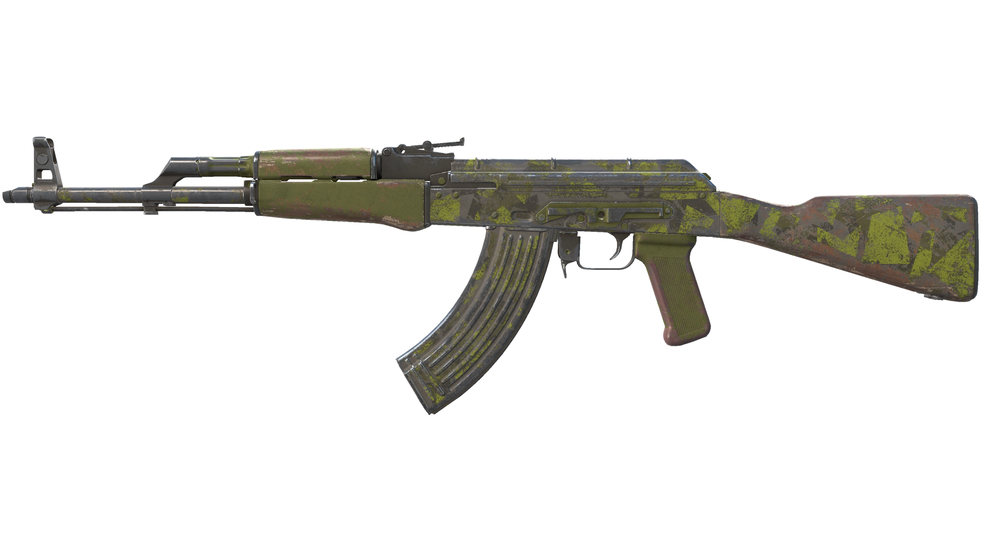 AK-47 | Olive Polycam (Battle-Scarred)