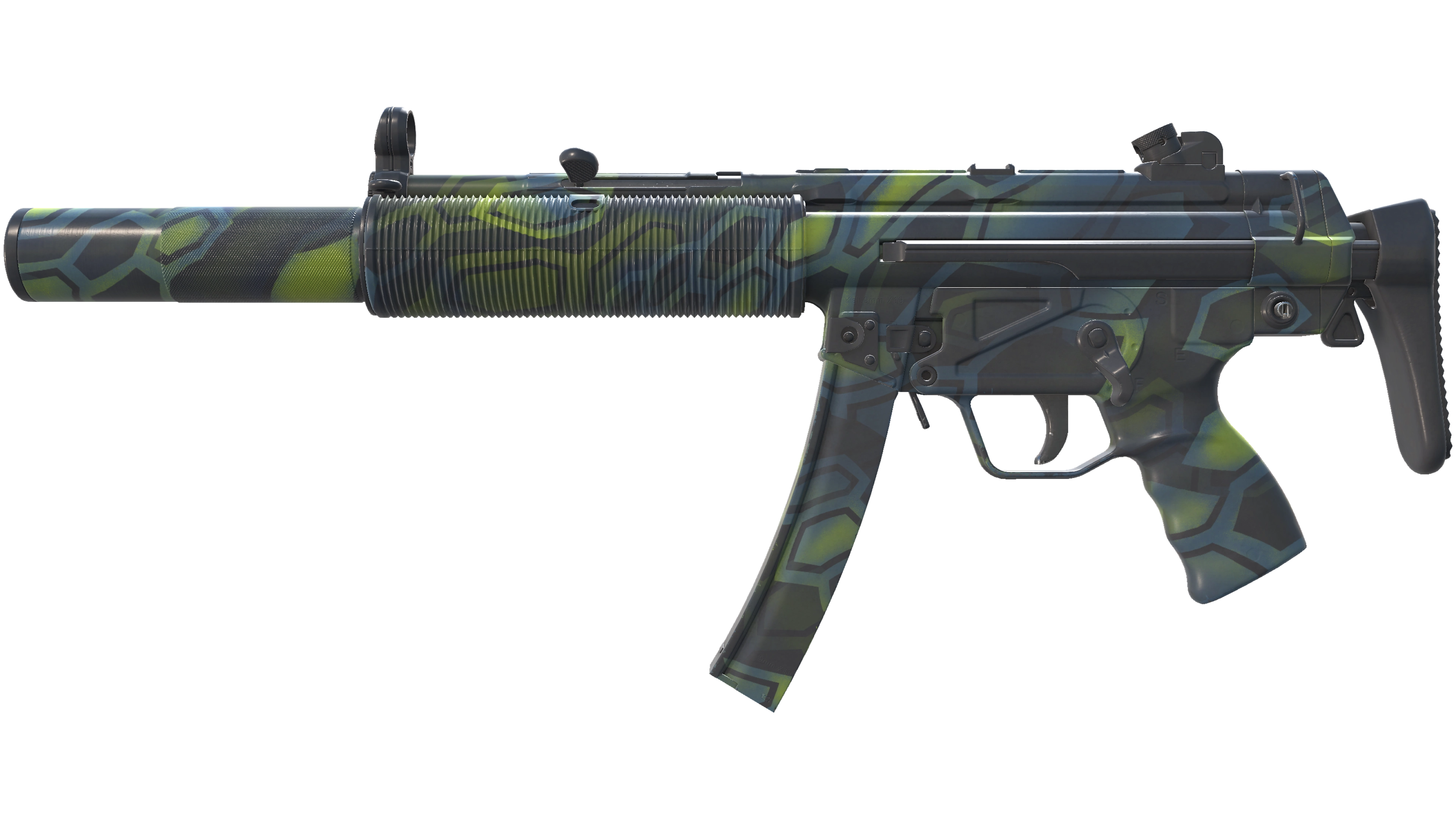 MP5-SD | Lime Hex (Minimal Wear)