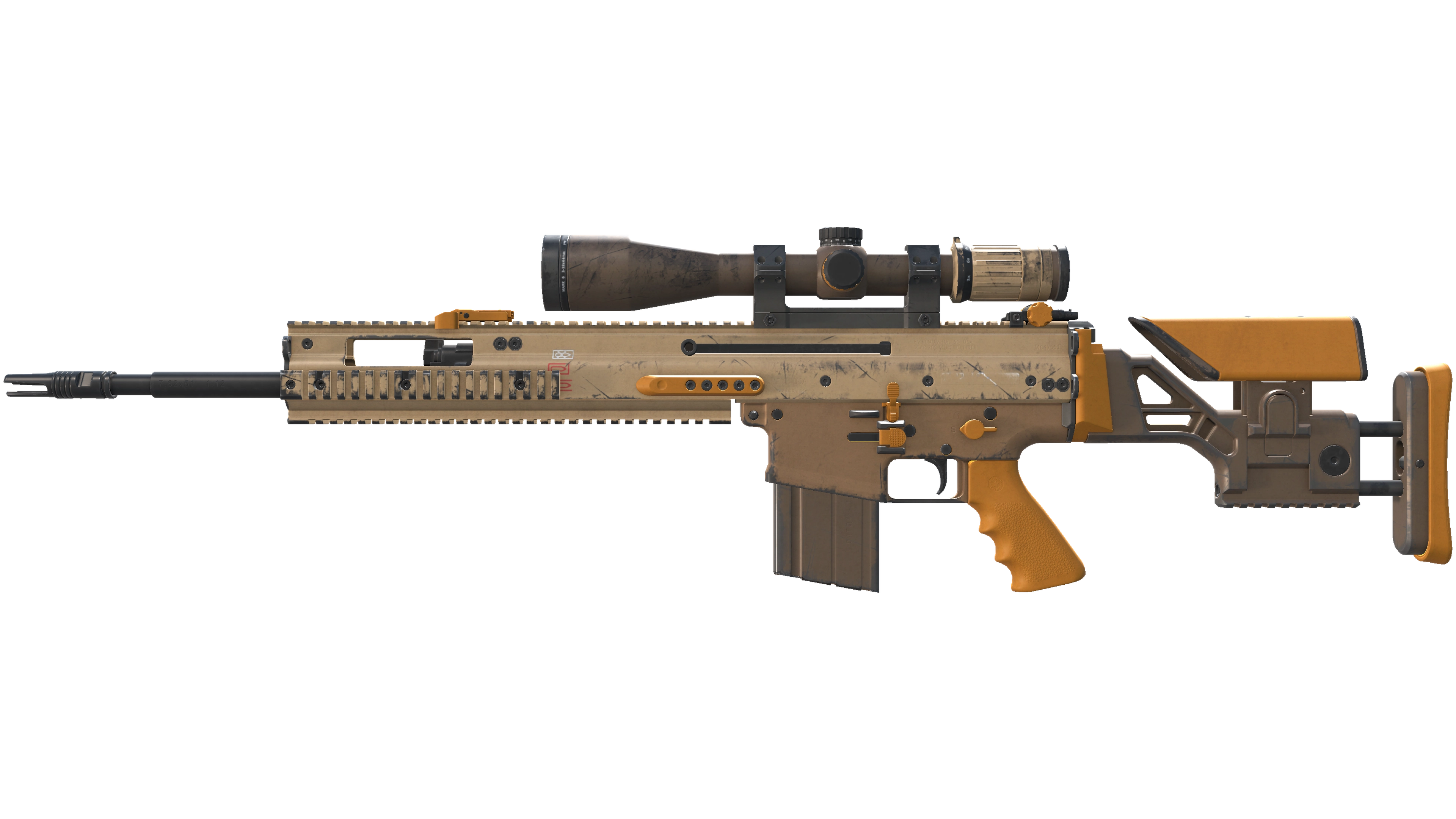 SCAR-20 | Short Ochre (Field-Tested)