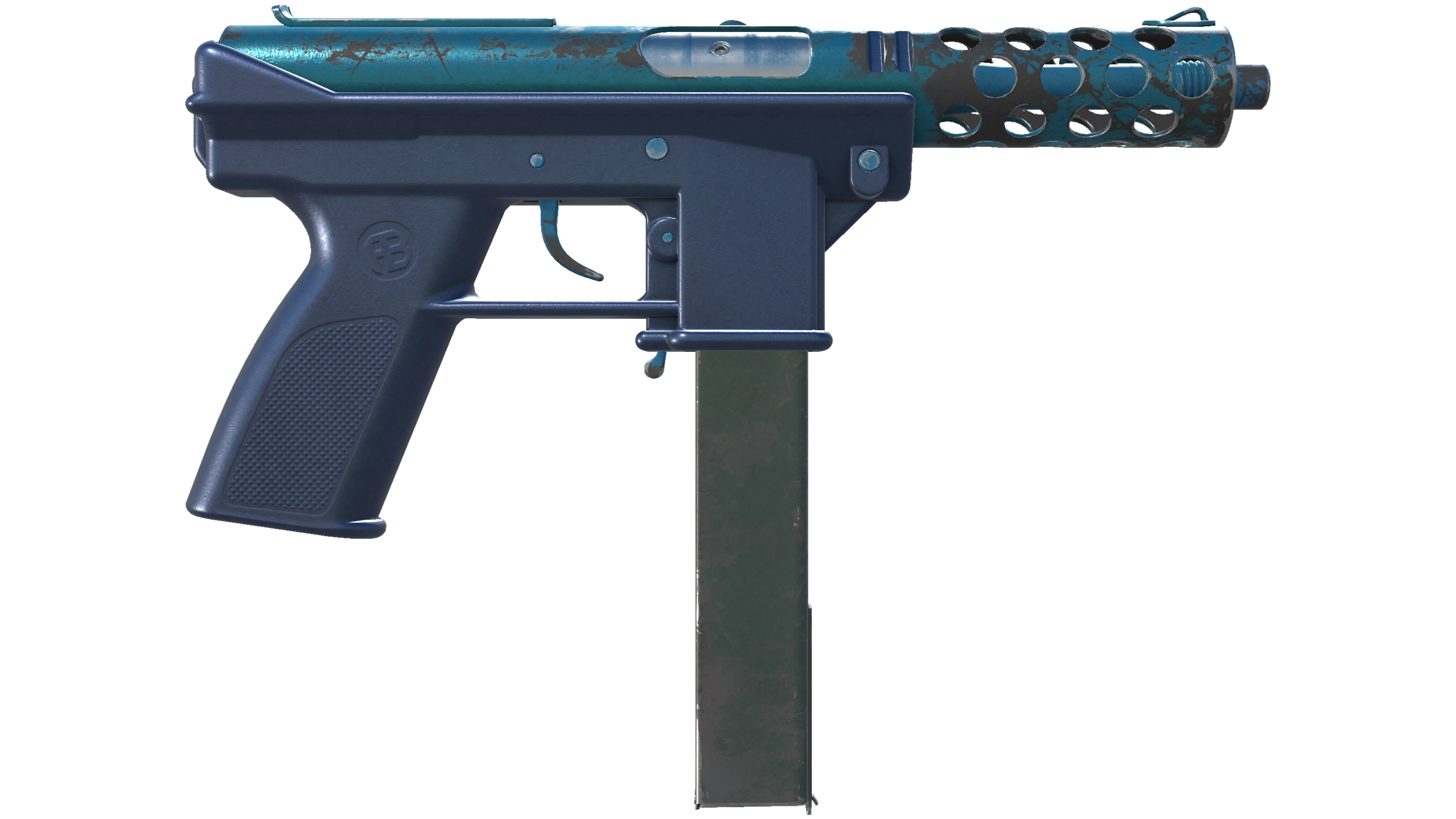 Miniatura de Tec-9 | Blue Blast (Well-Worn)