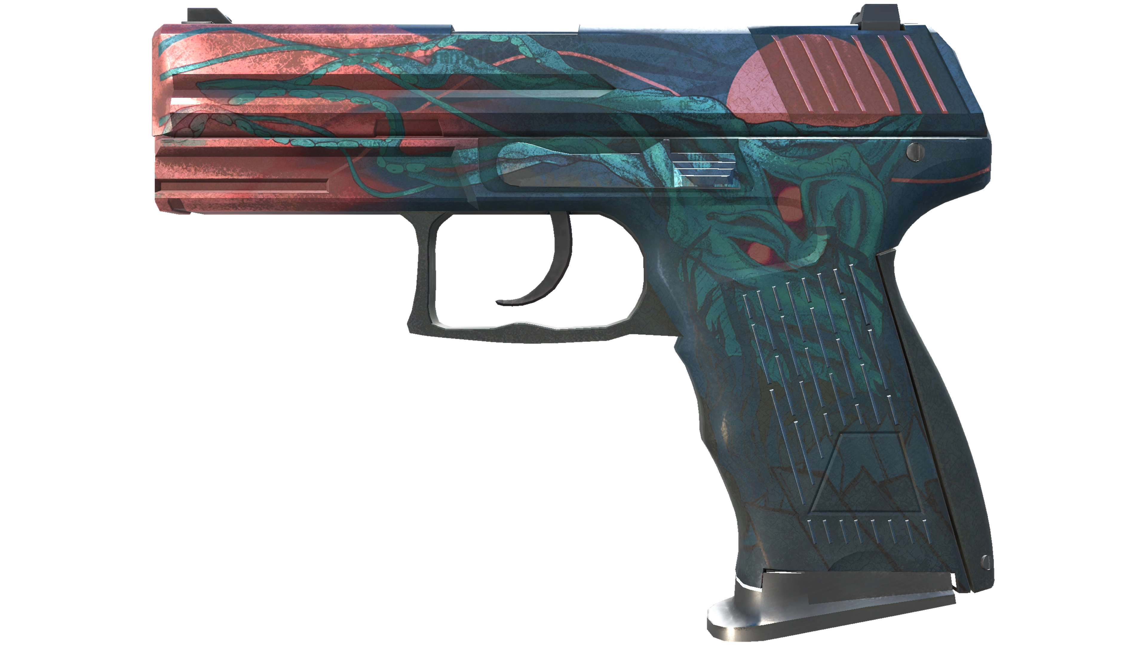 StatTrak™ P2000 | Gnarled (Battle-Scarred)