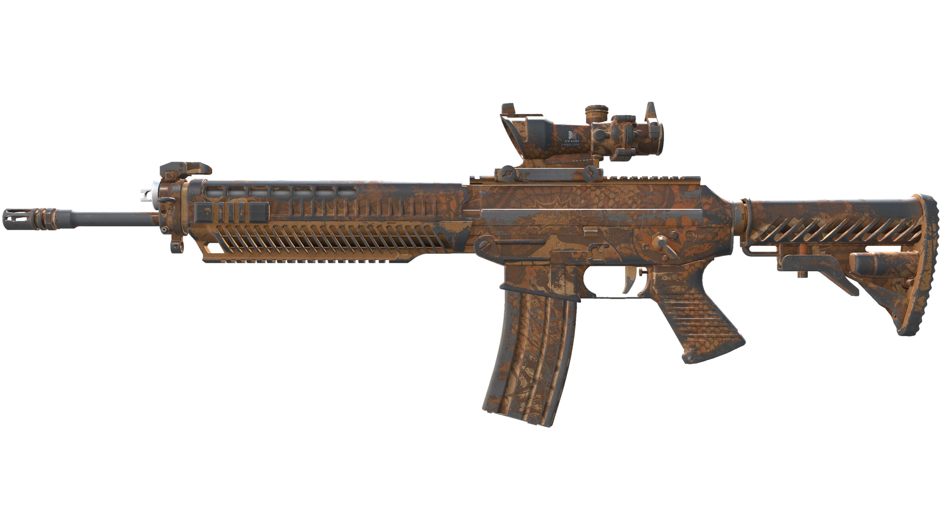 SG 553 | Safari Print (Battle-Scarred)