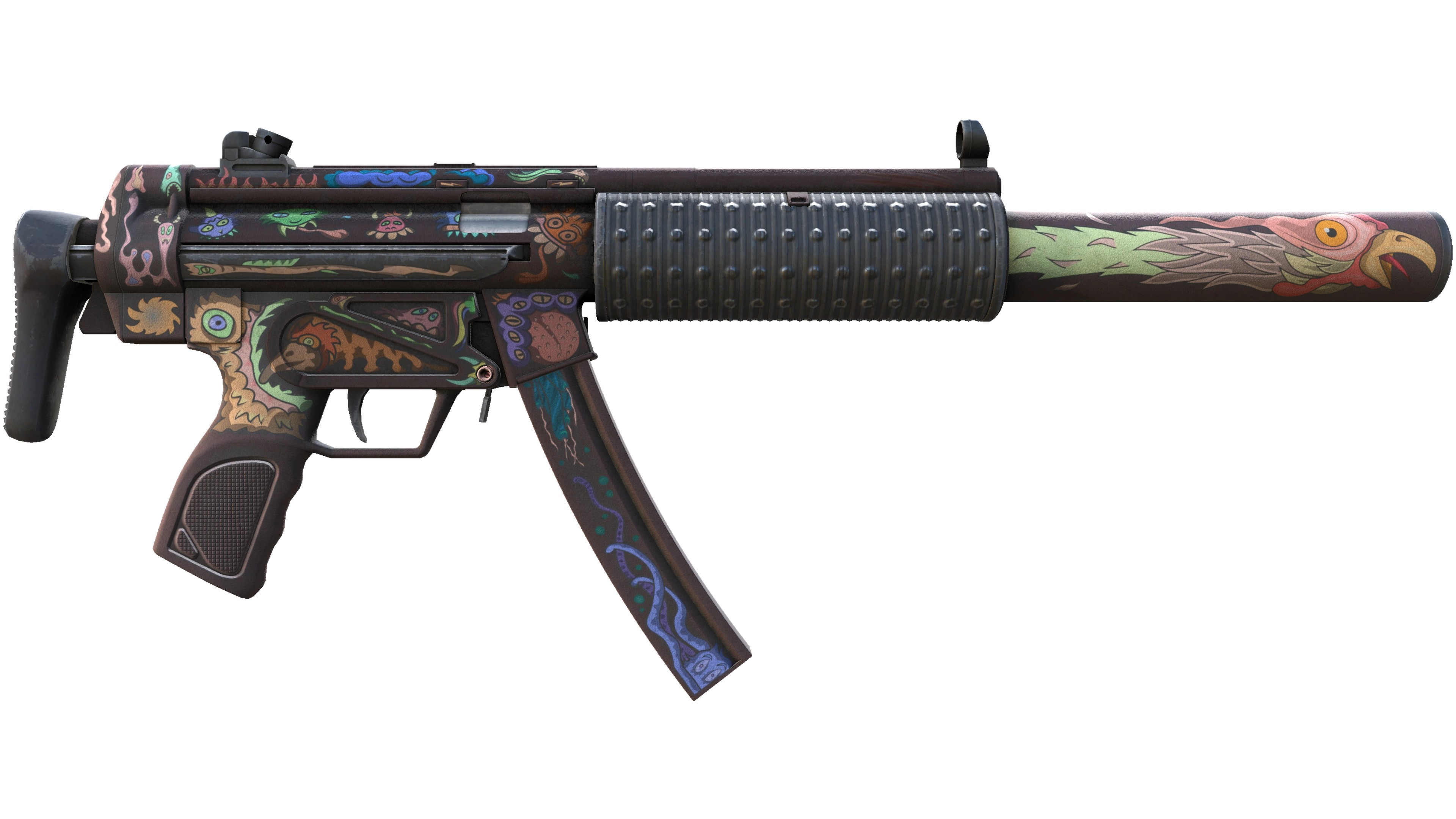 StatTrak™ MP5-SD | Necro Jr. (Well-Worn) thumbnail