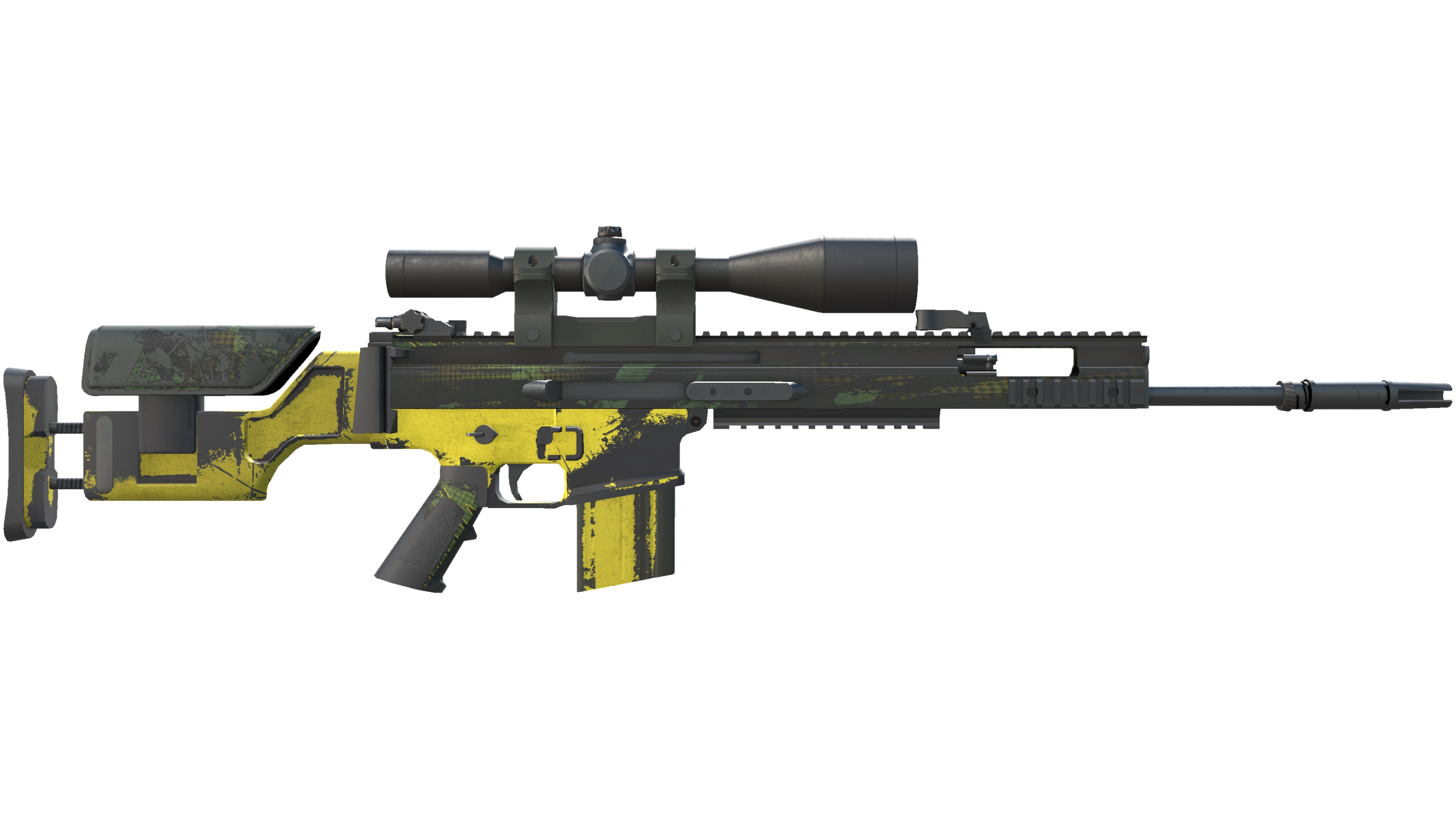 Miniatura de StatTrak™ SCAR-20 | Jungle Slipstream (Well-Worn)
