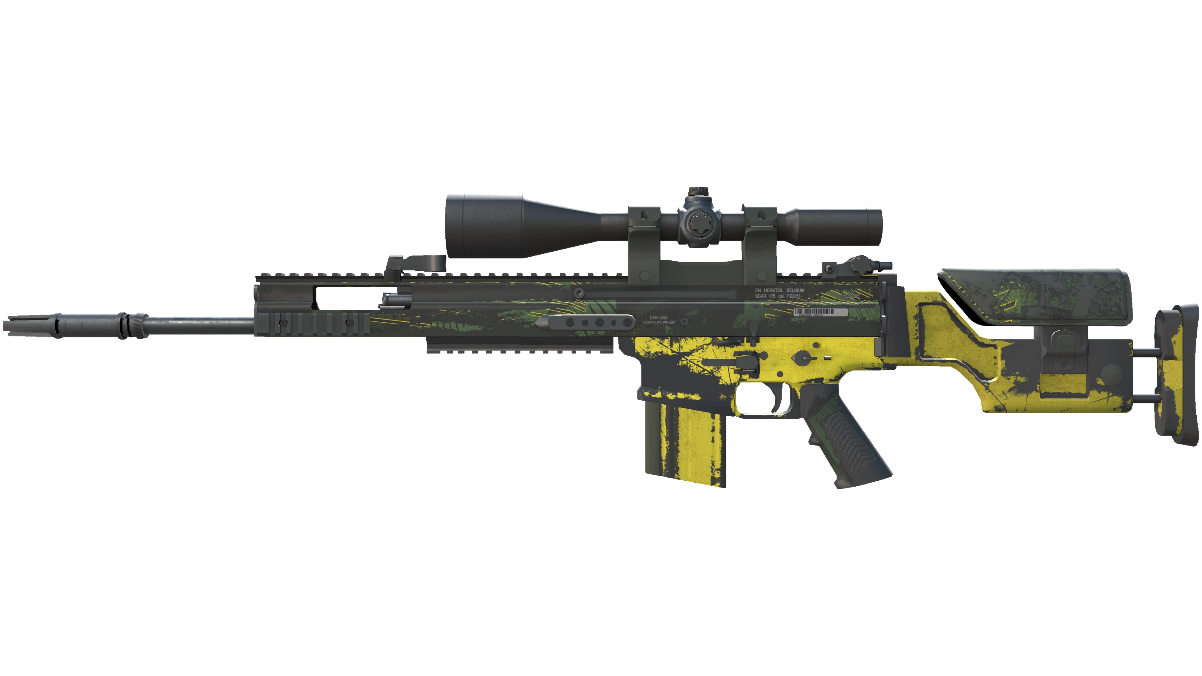 StatTrak™ SCAR-20 | Jungle Slipstream (Well-Worn)