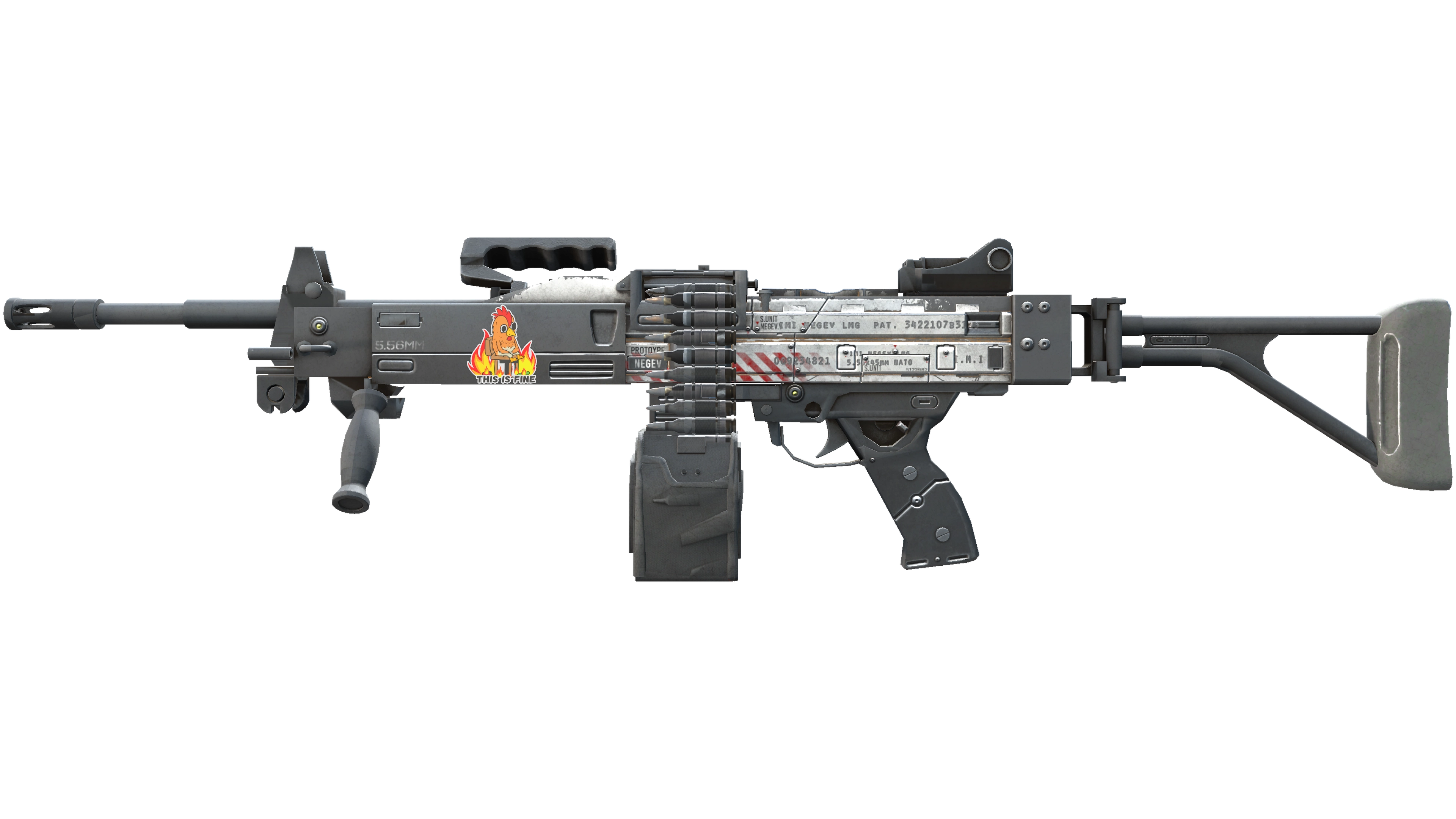 StatTrak™ Negev | Prototype (Field-Tested)