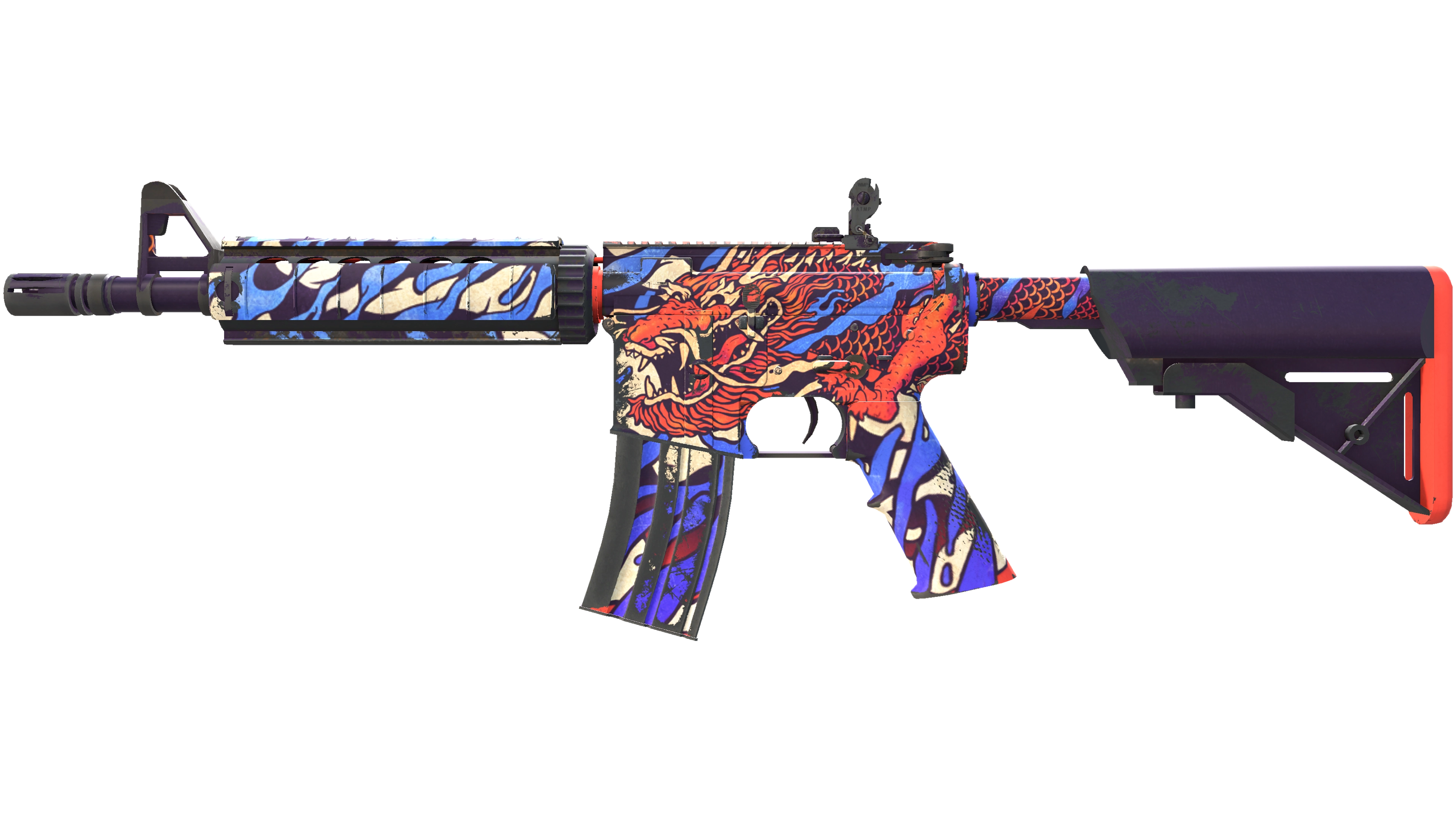 StatTrak™ M4A4 | 龍王 (Dragon King) (Field-Tested)
