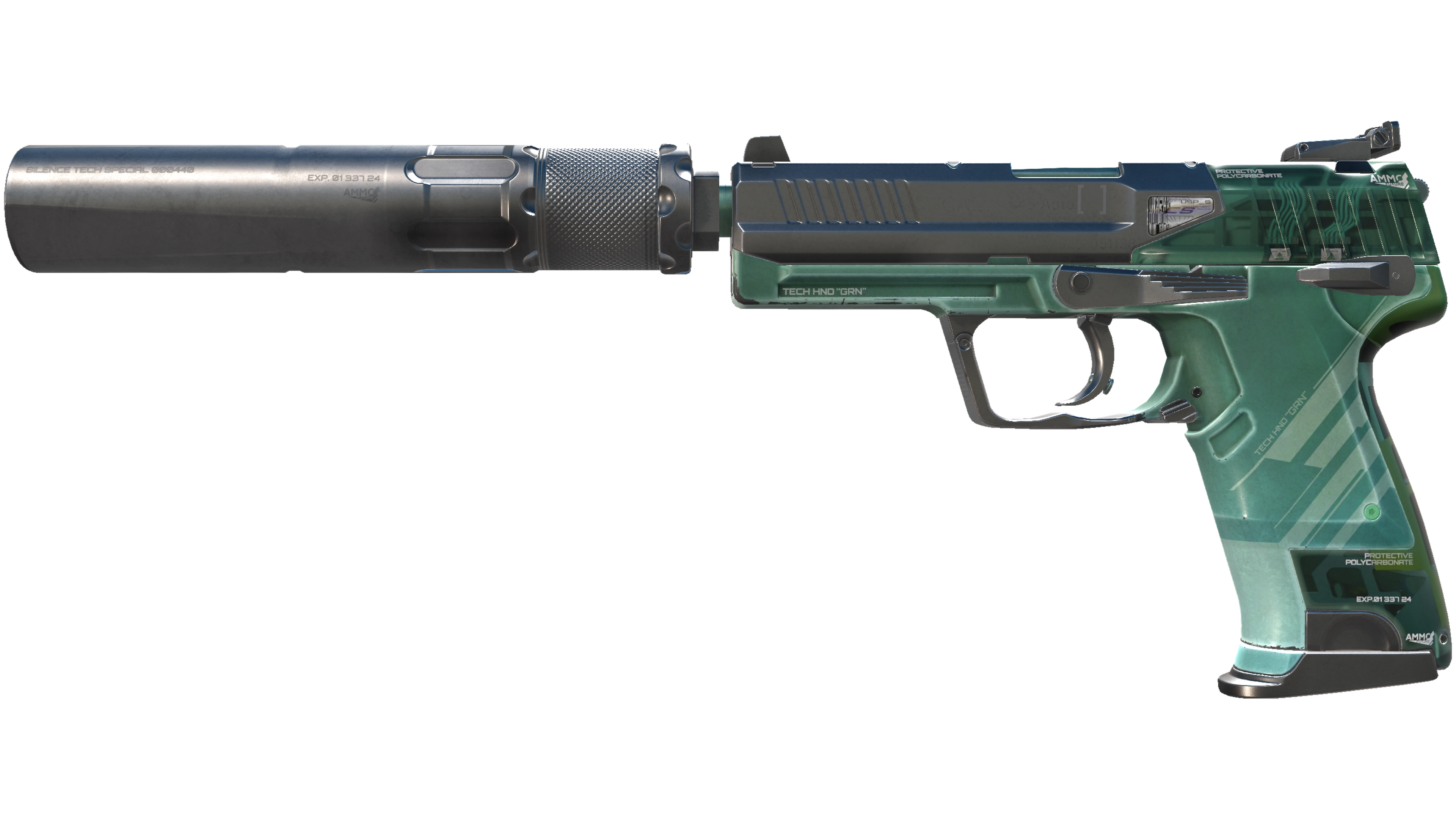 StatTrak™ USP-S | PC-GRN (Minimal Wear) 缩略图