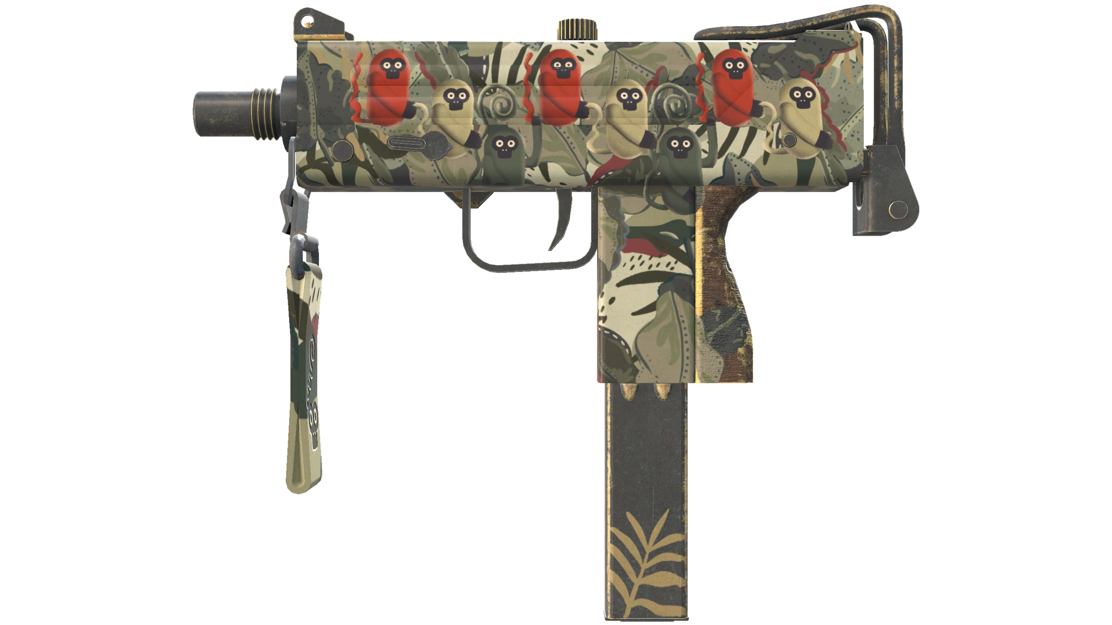 StatTrak™ MAC-10 | Monkeyflage (Minimal Wear)