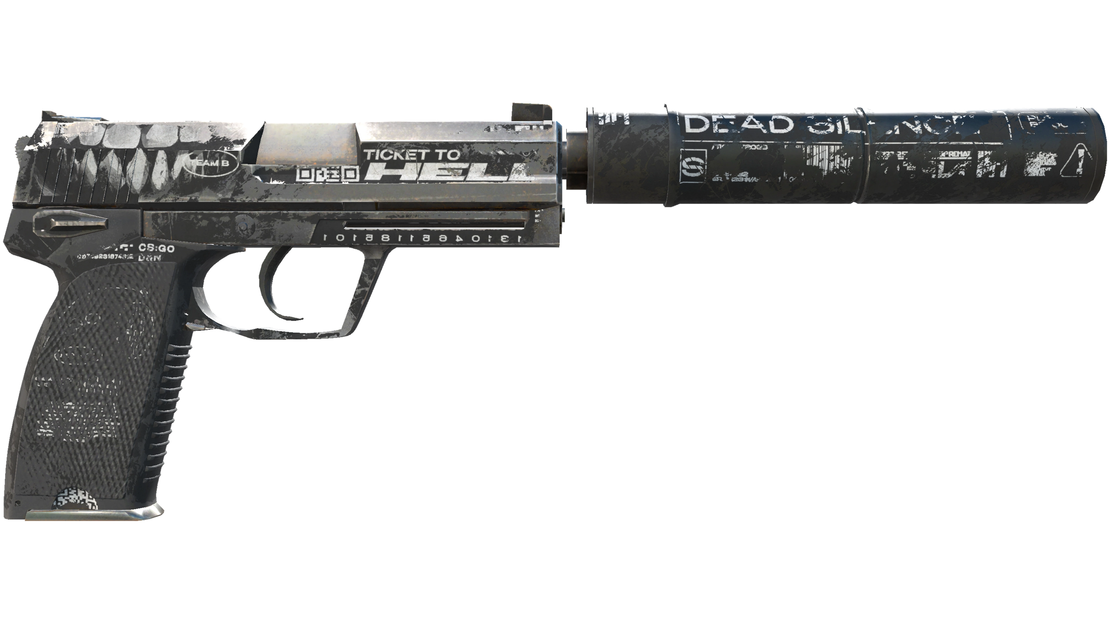 StatTrak™ USP-S | Ticket to Hell (Battle-Scarred) thumbnail