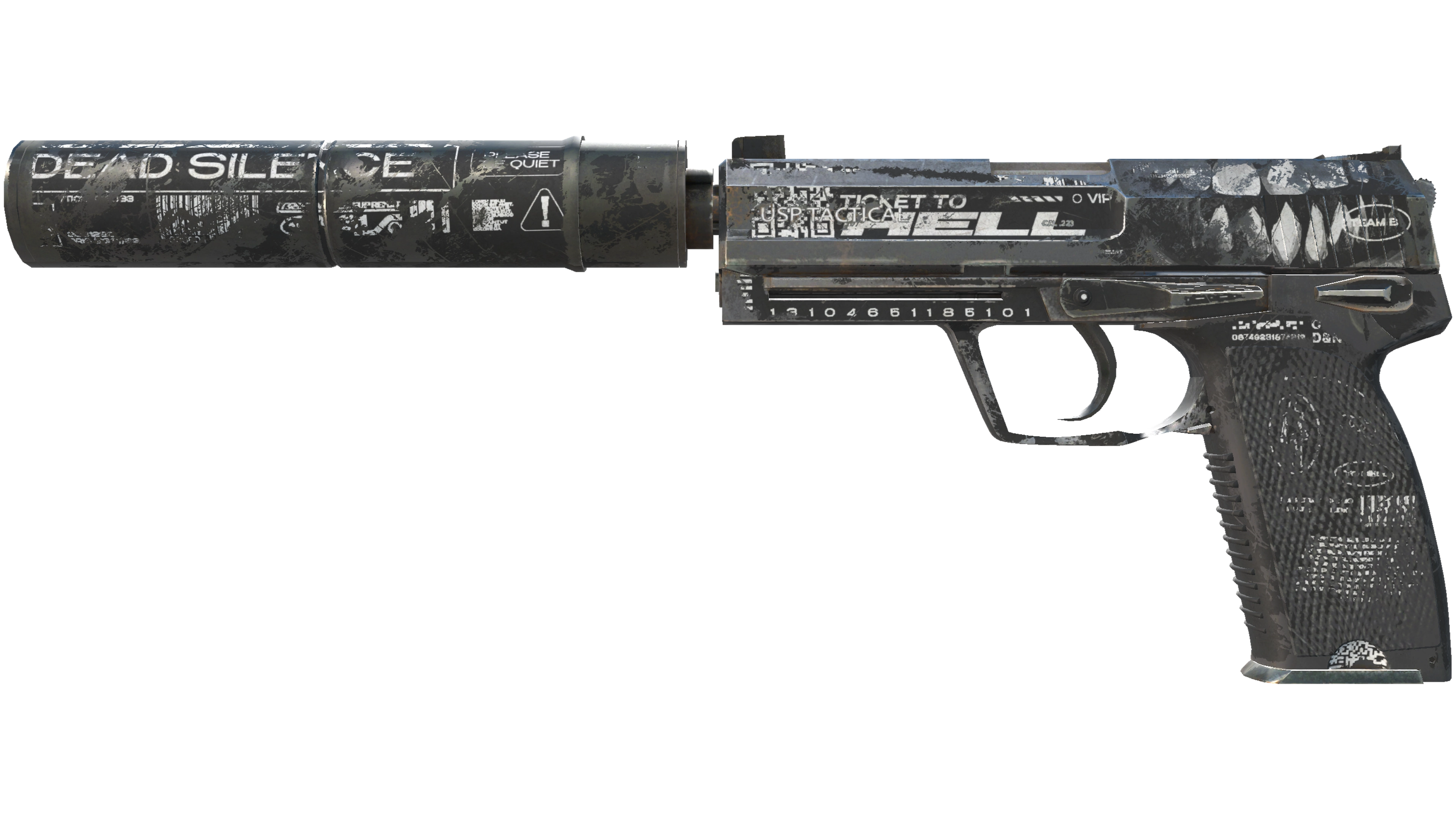 StatTrak™ USP-S | Ticket to Hell (Battle-Scarred) thumbnail