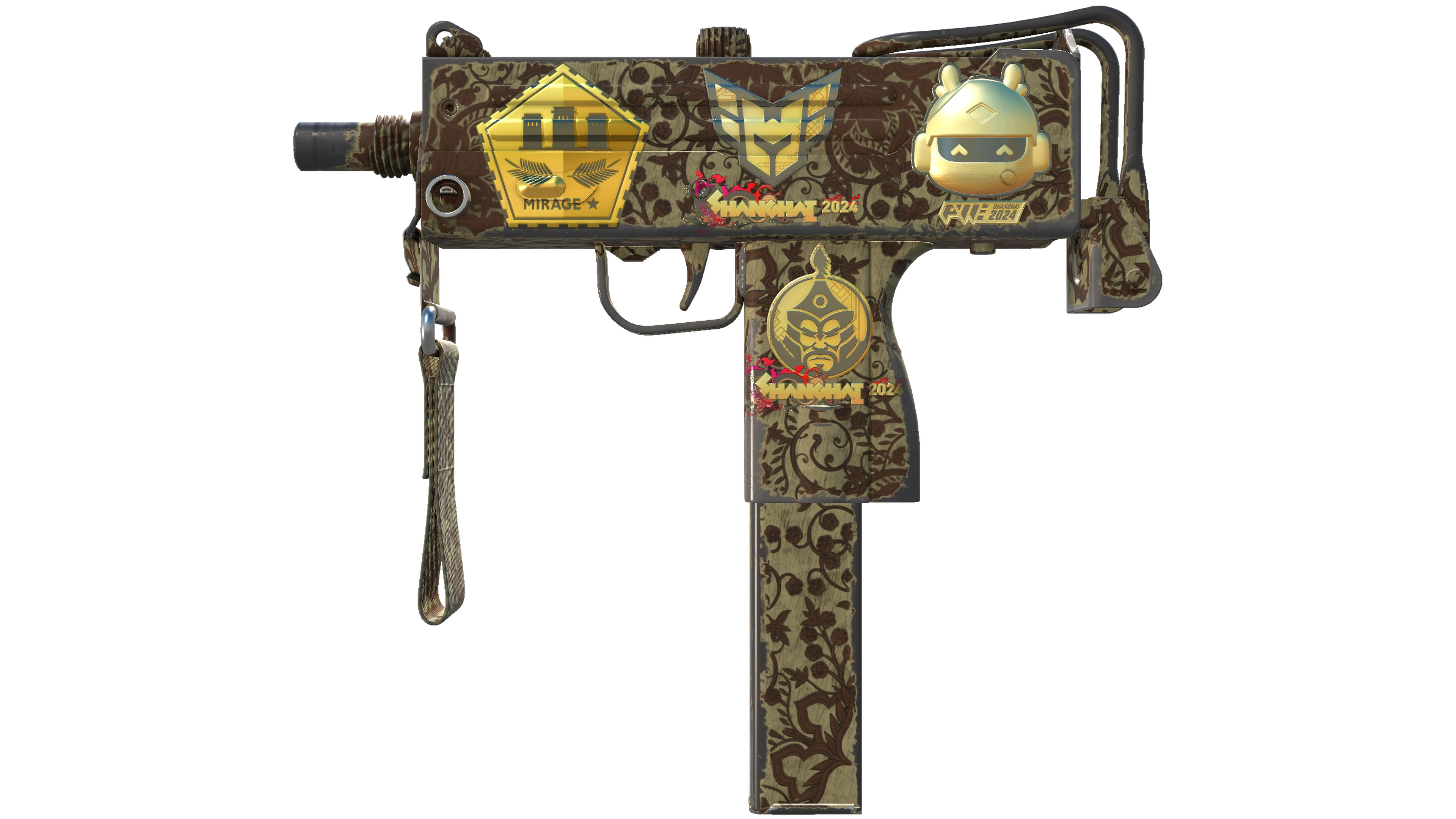 Souvenir MAC-10 | Sienna Damask (Field-Tested)