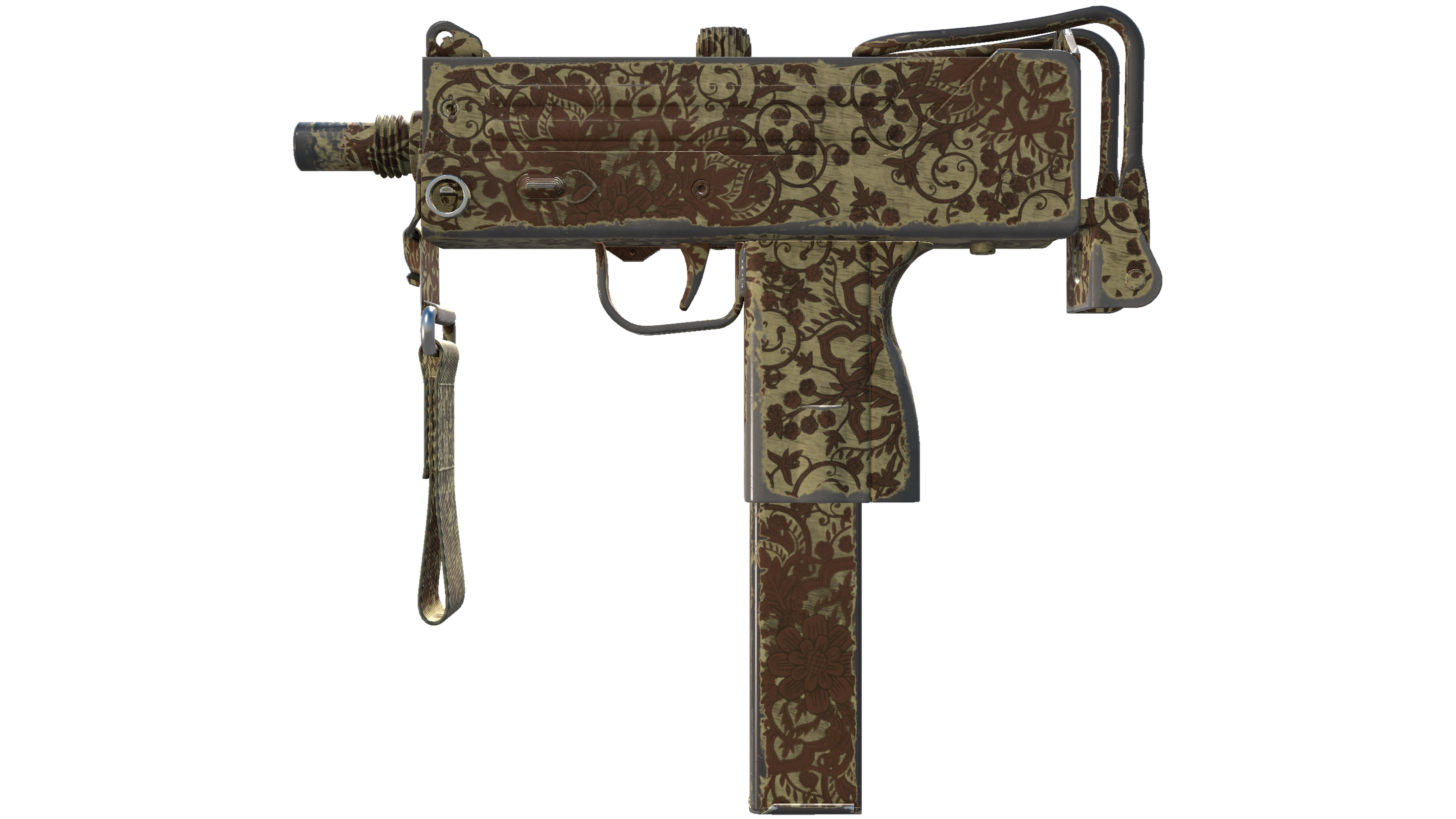 Souvenir MAC-10 | Sienna Damask (Field-Tested)