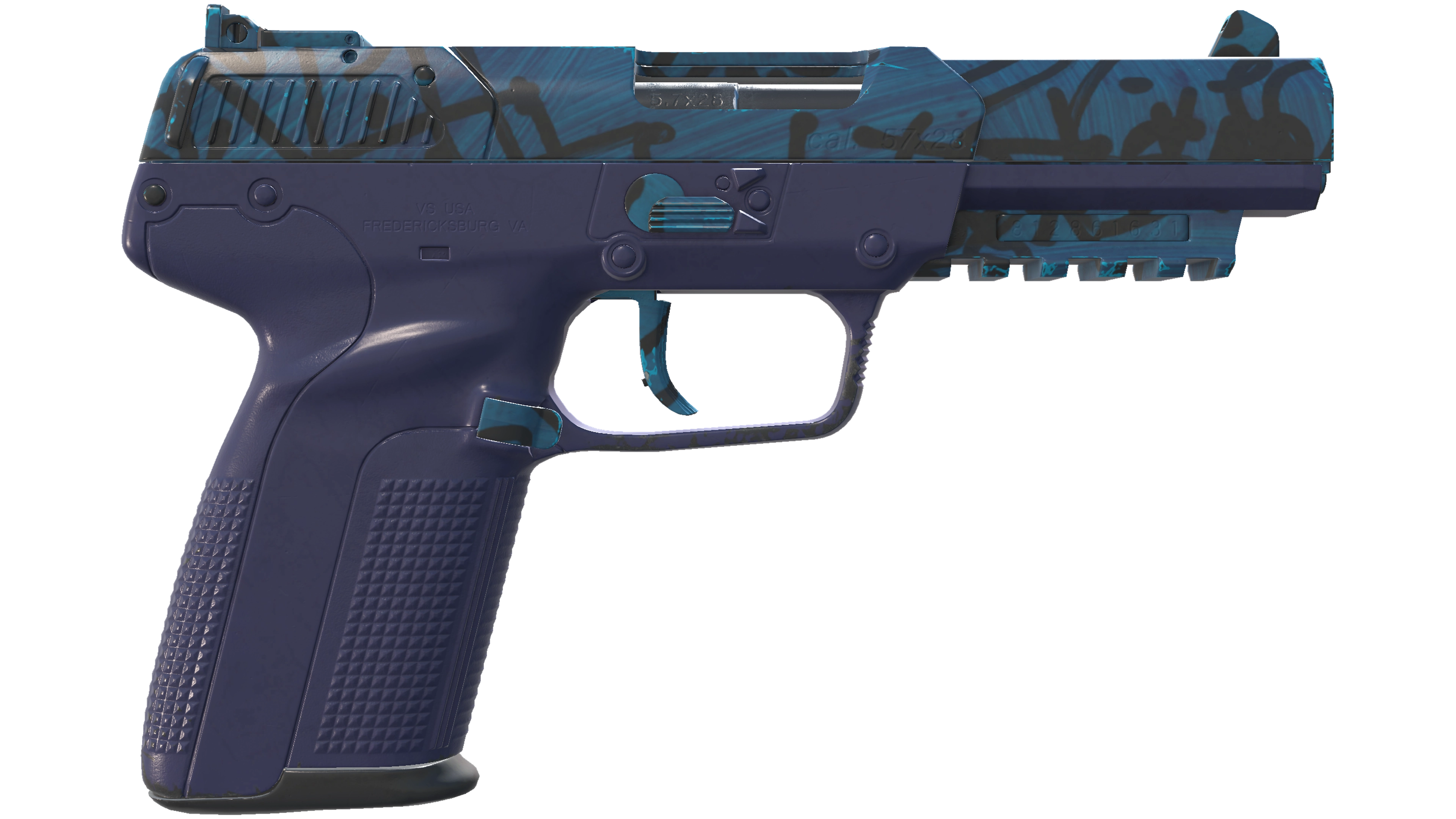Miniatura de Five-SeveN | Midnight Paintover (Minimal Wear)