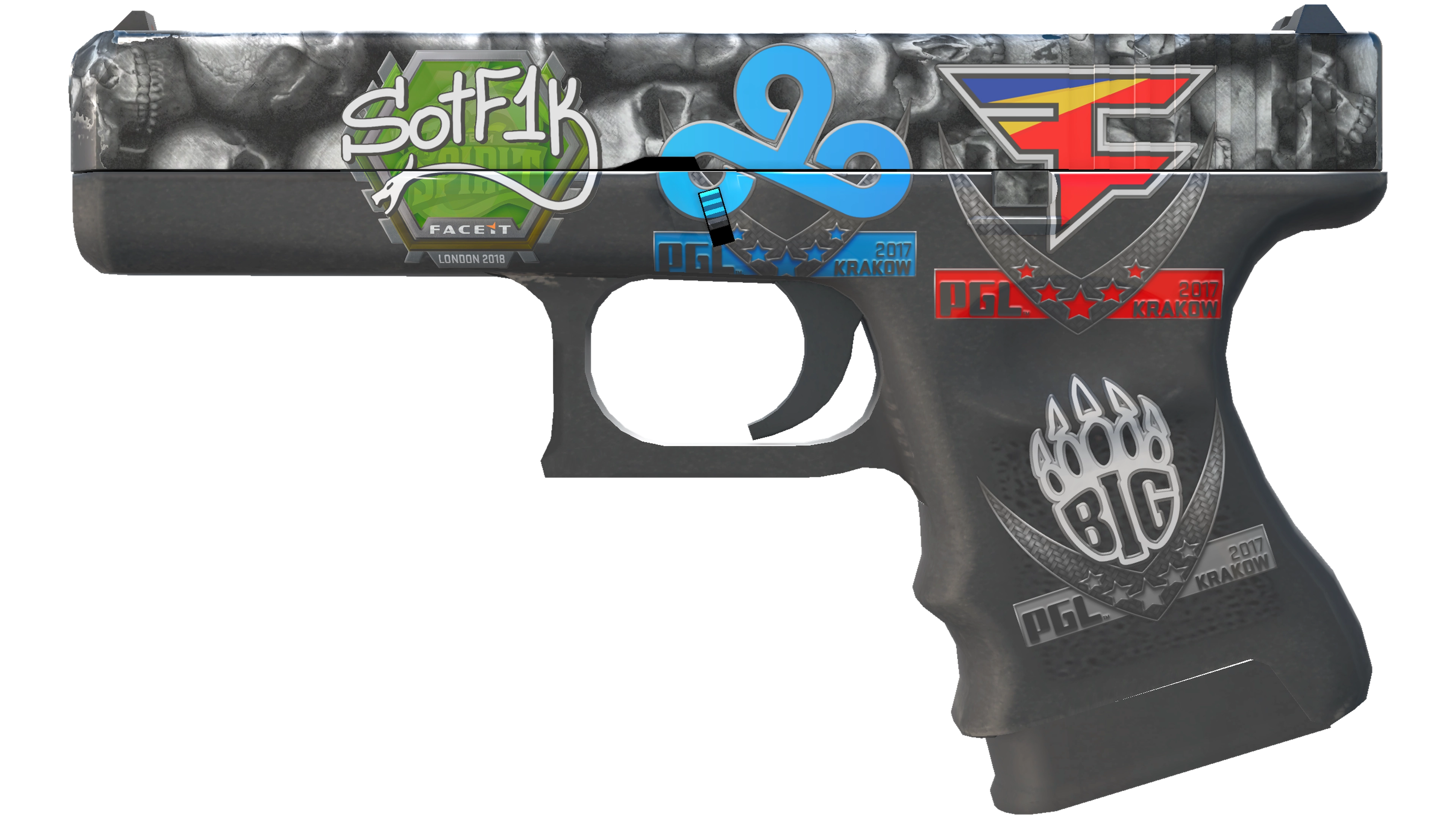 StatTrak™ Glock-18 | Catacombs (Field-Tested)