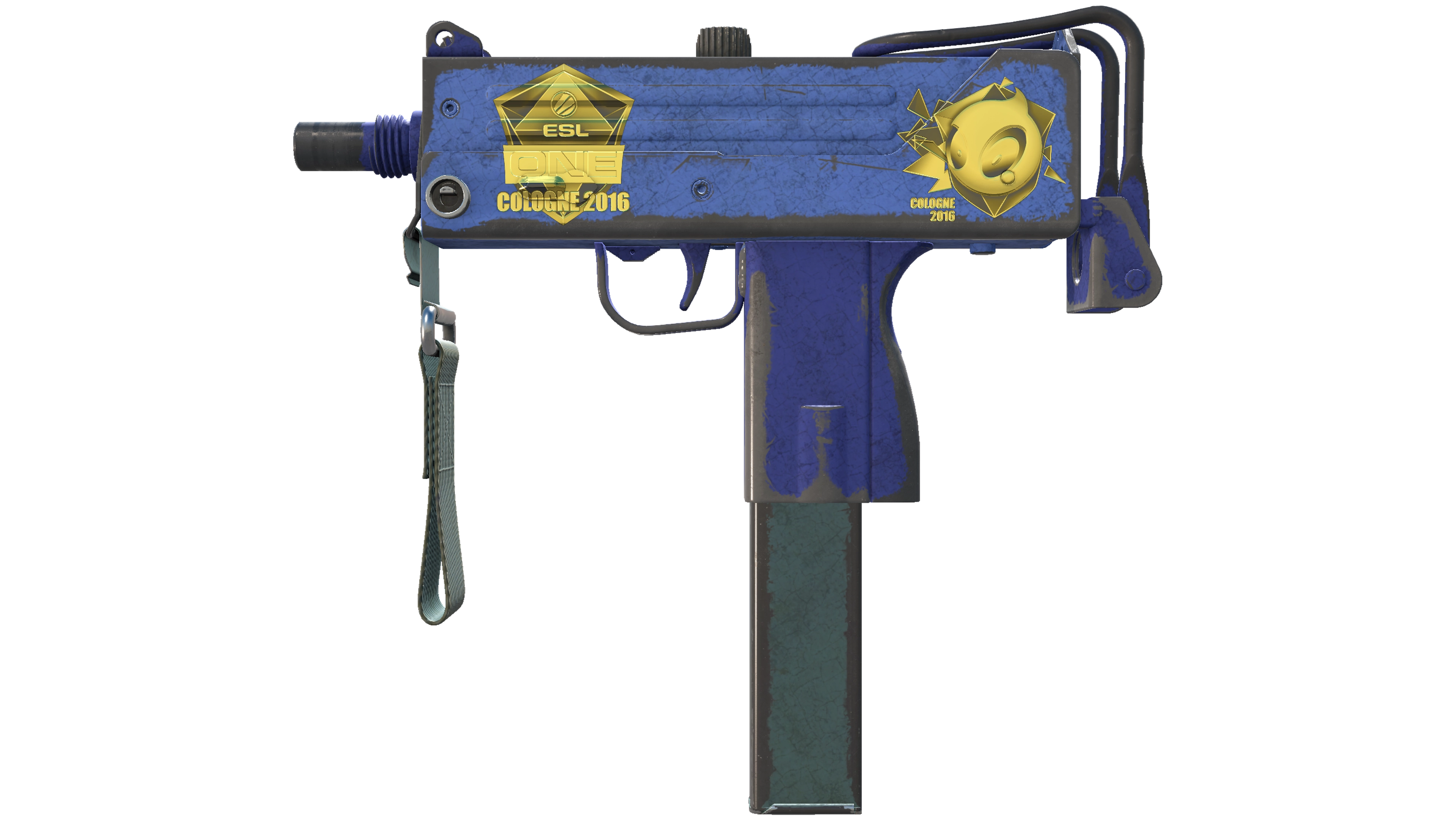Souvenir MAC-10 | Indigo (Battle-Scarred)